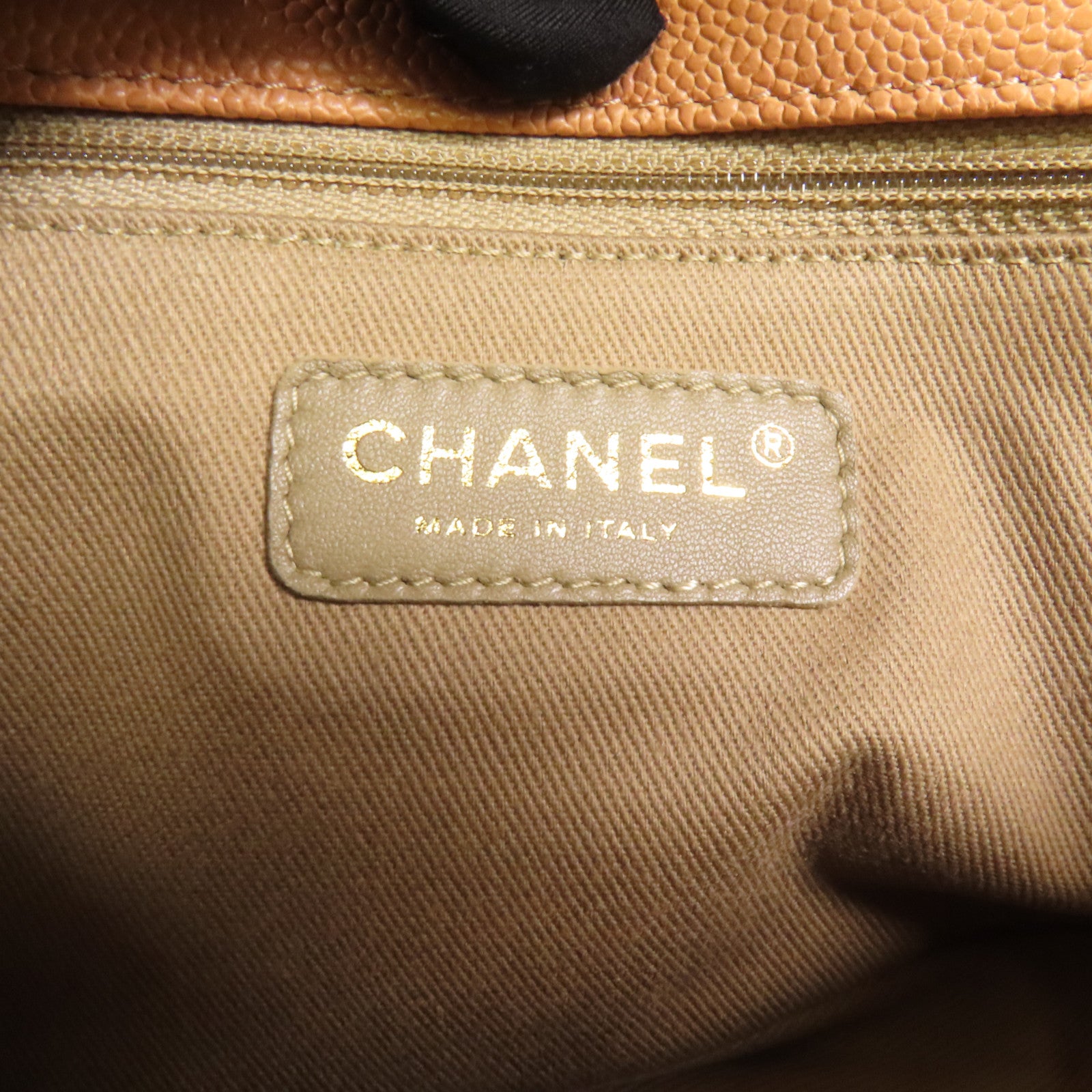CHANEL 牛皮皮革Chain Shoulder金扣鏈帶肩背袋