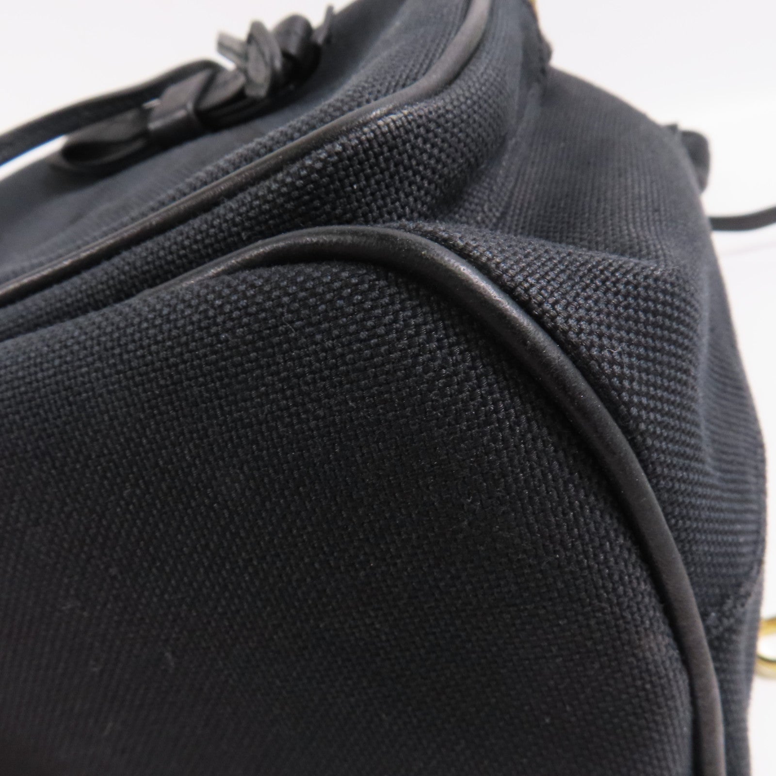 PRADA 帆布2 Way Shoulder金扣手挽肩背兩用袋