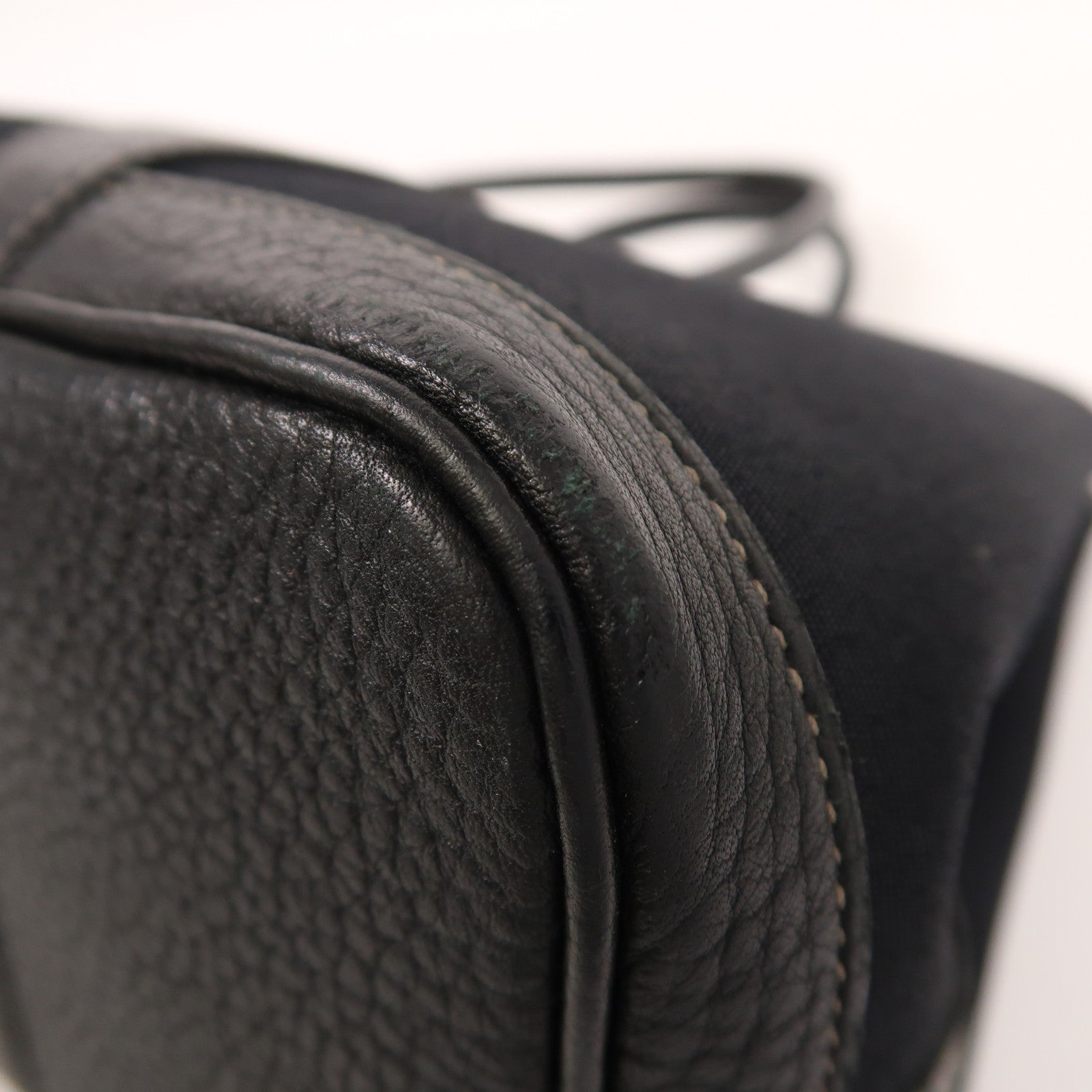 HERMES 帆布Garden Party TPM銀扣手挽肩背兩用袋