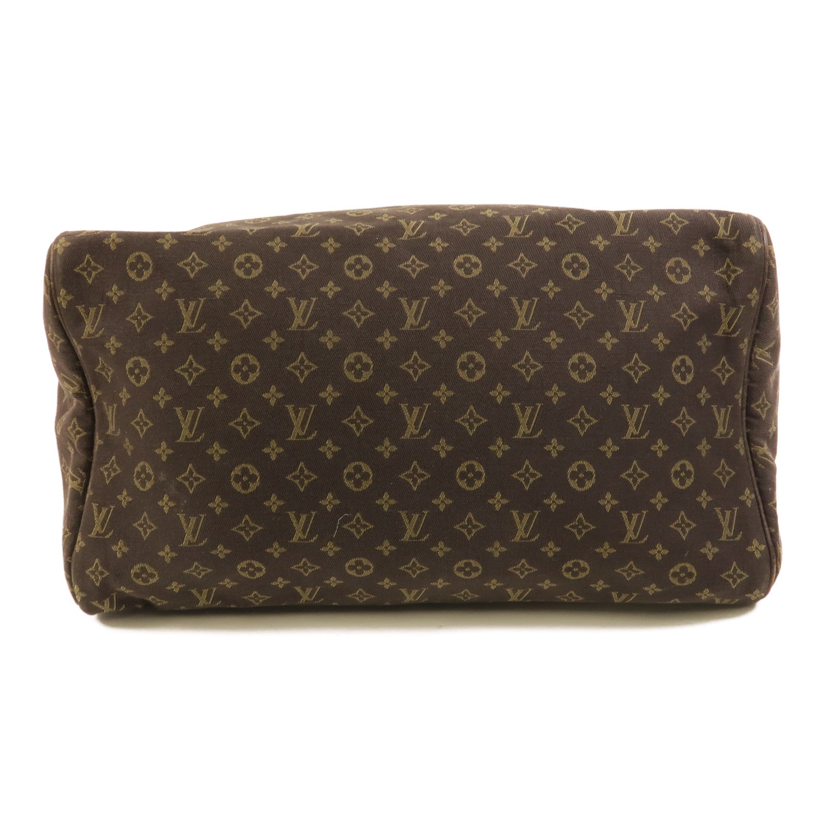 LOUIS VUITTON Monogram Mini Lin Speedy 30金扣手挽袋