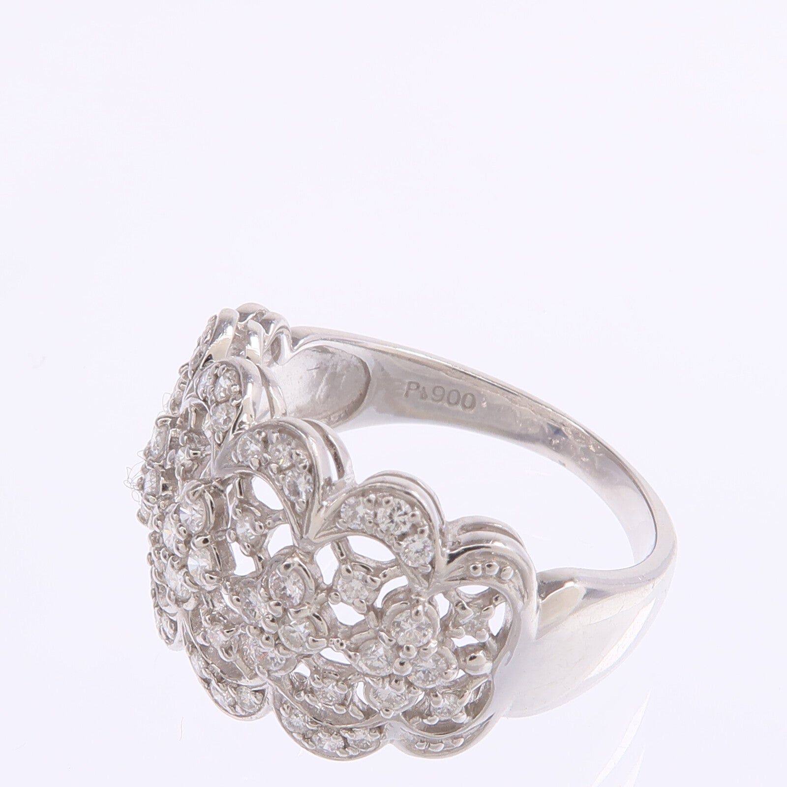 JEWELRY PT900鉑金Diamond Ring鑽石戒指US#6.75