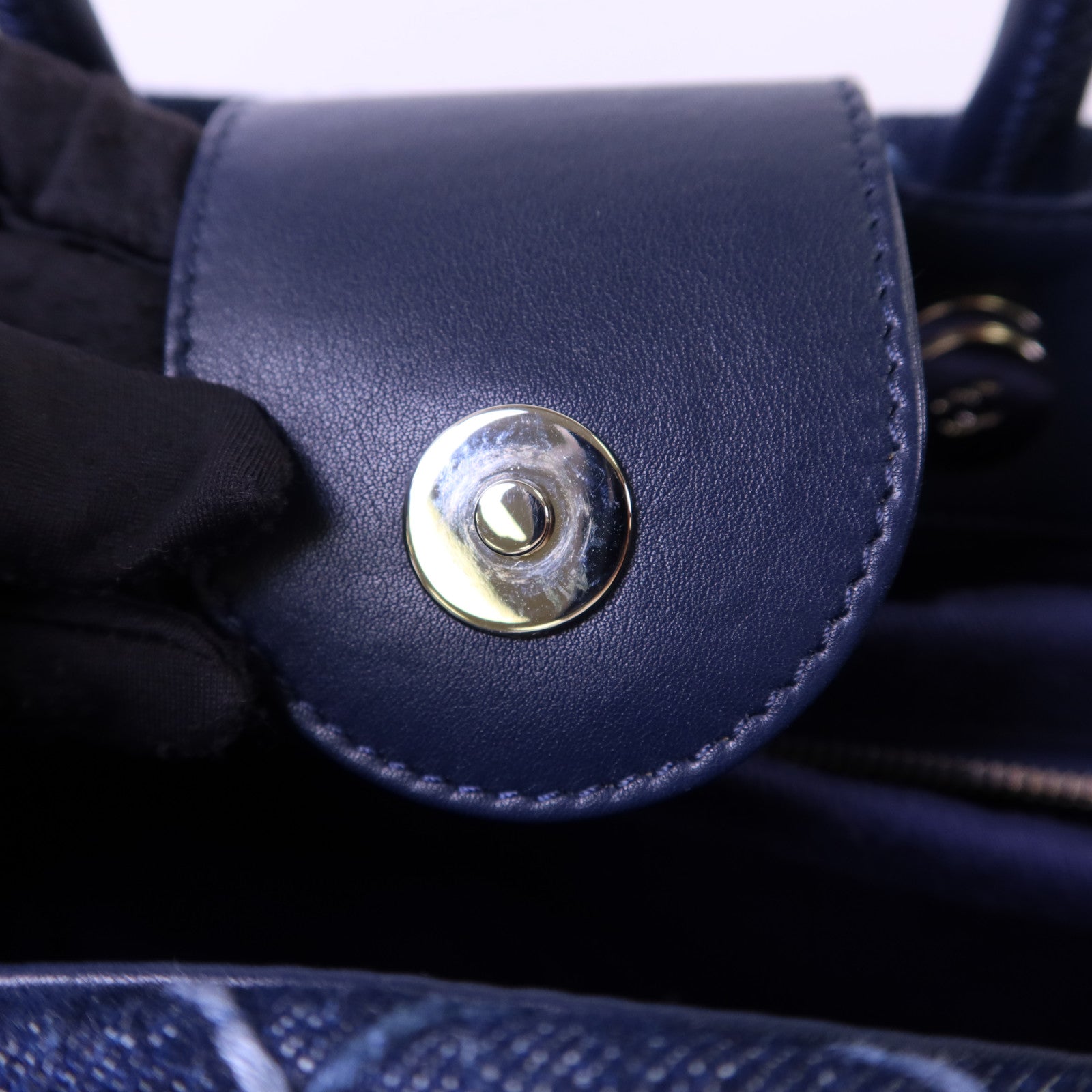 CHANEL 牛仔布2 Way Shoulder Bag銀扣手挽肩背兩用袋