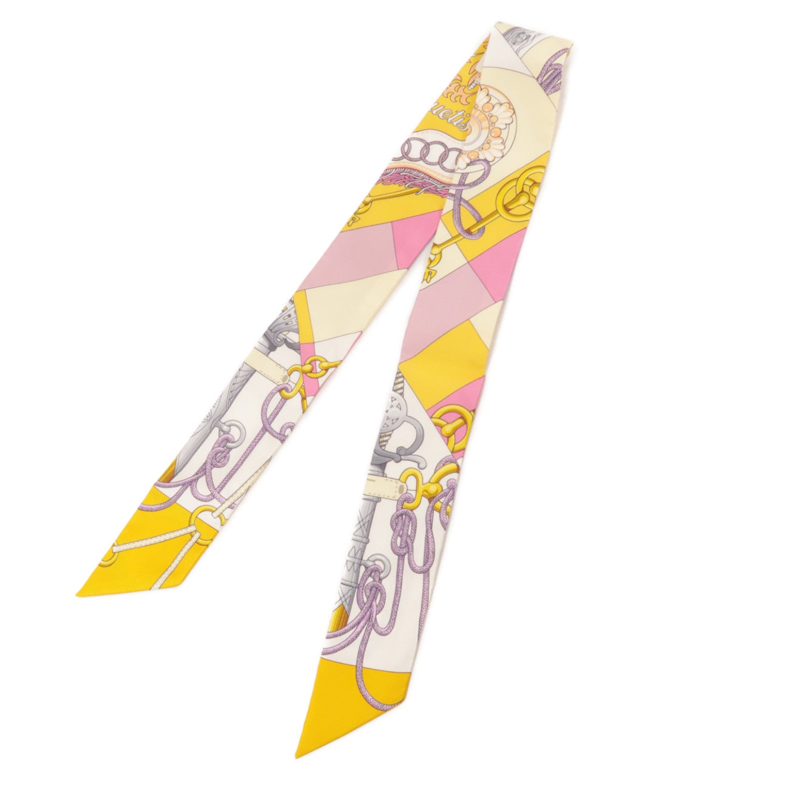 HERMES 絲質Twilly絲巾