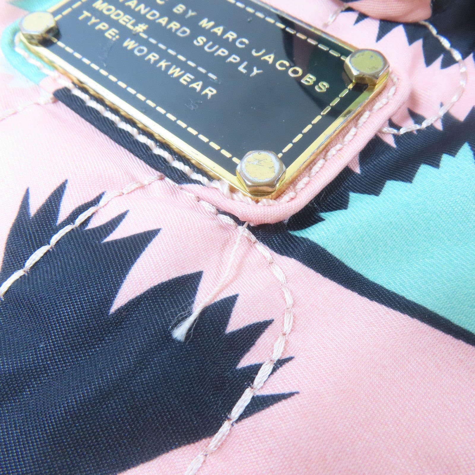MARC BY MARC JACOBS 尼龍Tote Bag手挽袋粉色/黑色