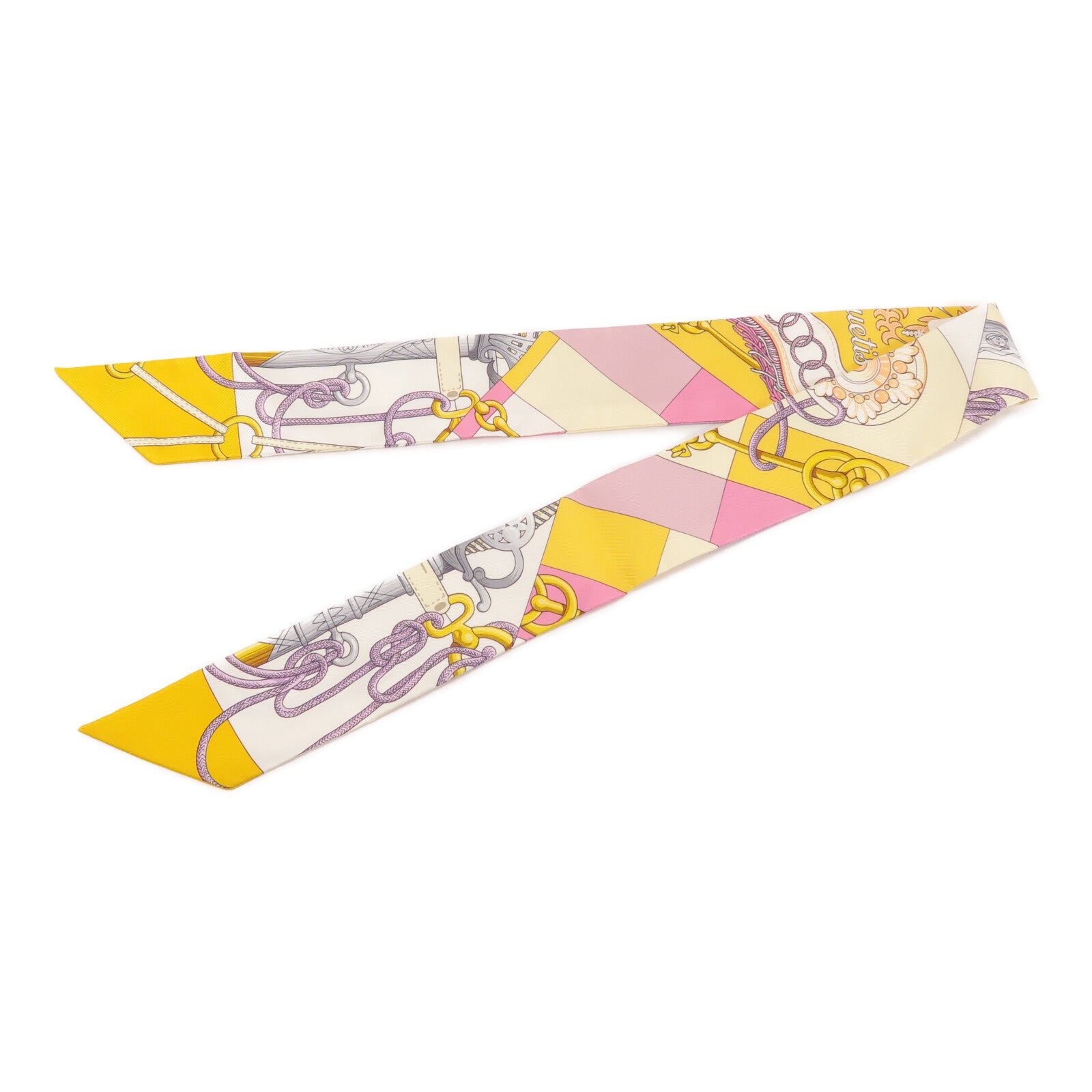 HERMES 絲質Twilly絲巾