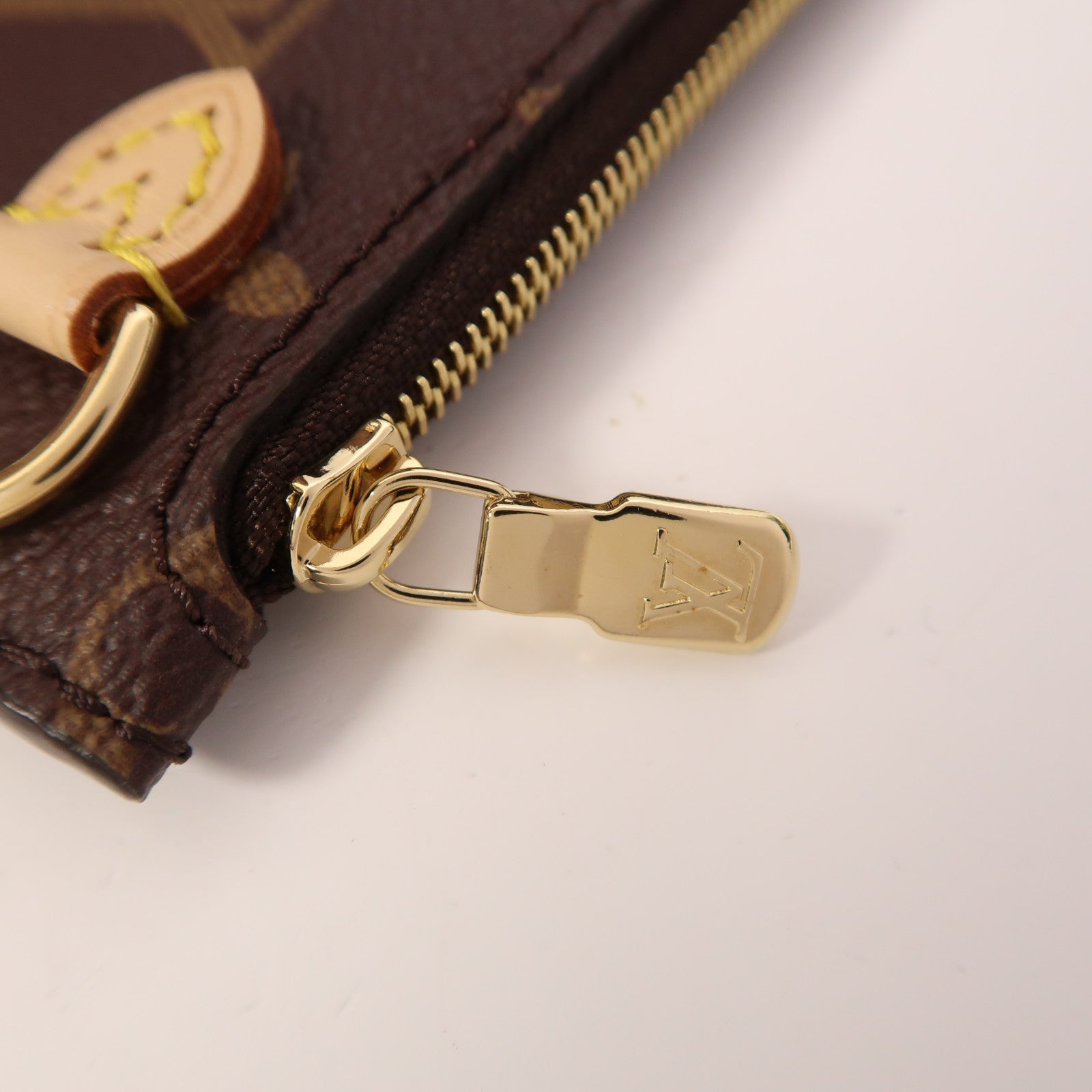 LOUIS VUITTON Monogram LV x TM Neverfull MM金扣肩背袋