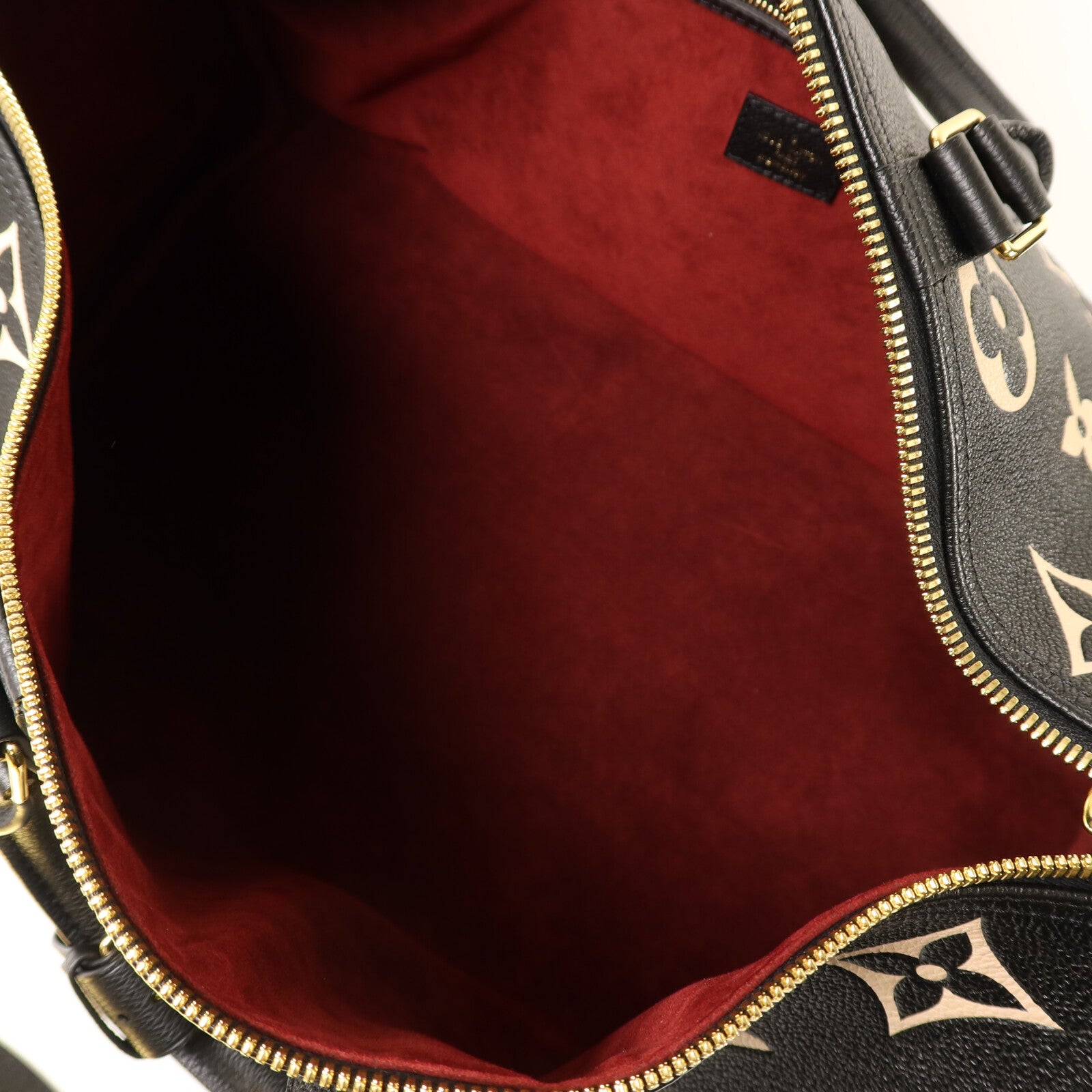 LOUIS VUITTON Monogram Empreinte Keepall 45金扣手挽肩背兩用袋