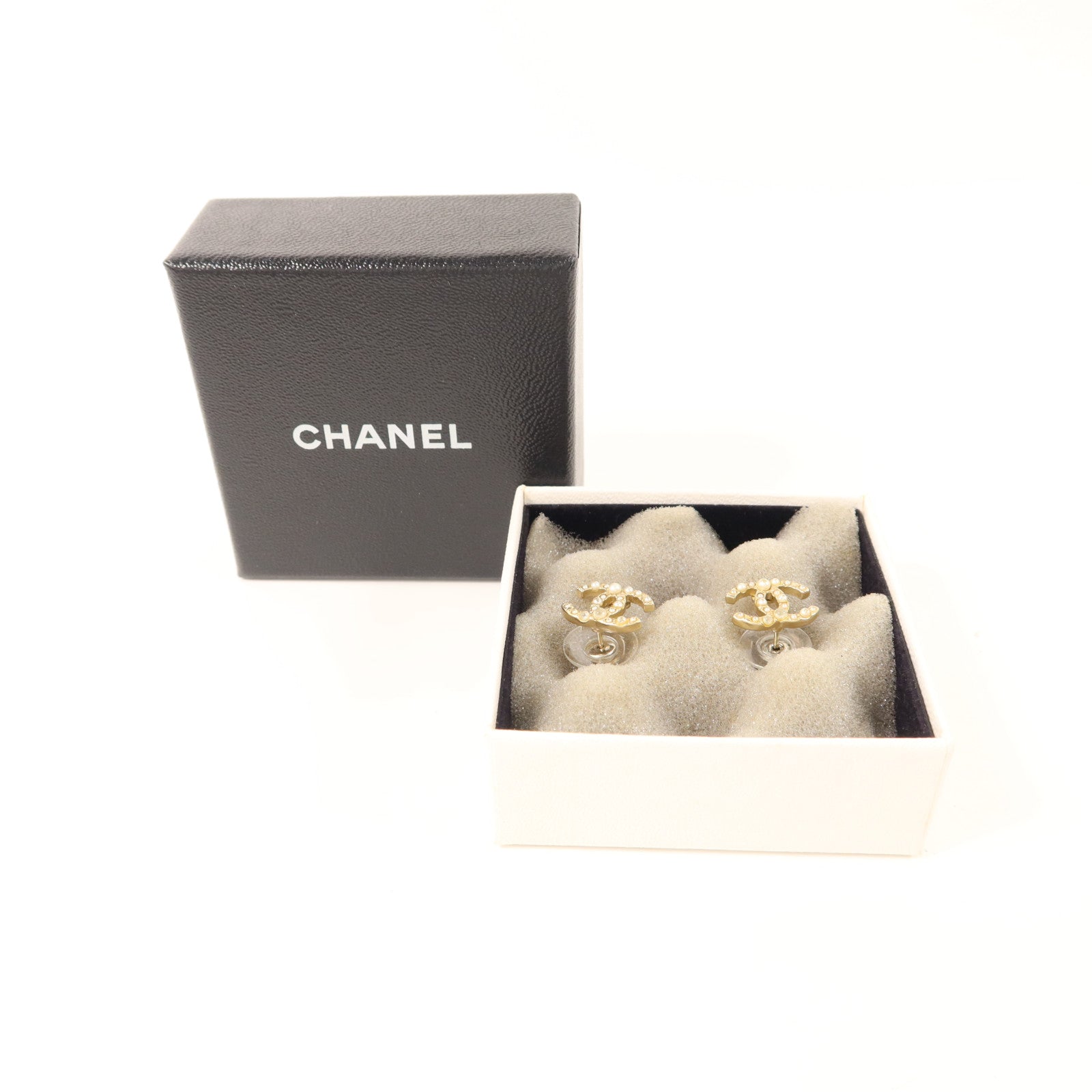 CHANEL 金屬/PVC Earrings耳環