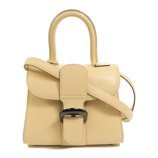 Delvaux 牛皮皮革Brillant Mini手挽肩背兩用袋