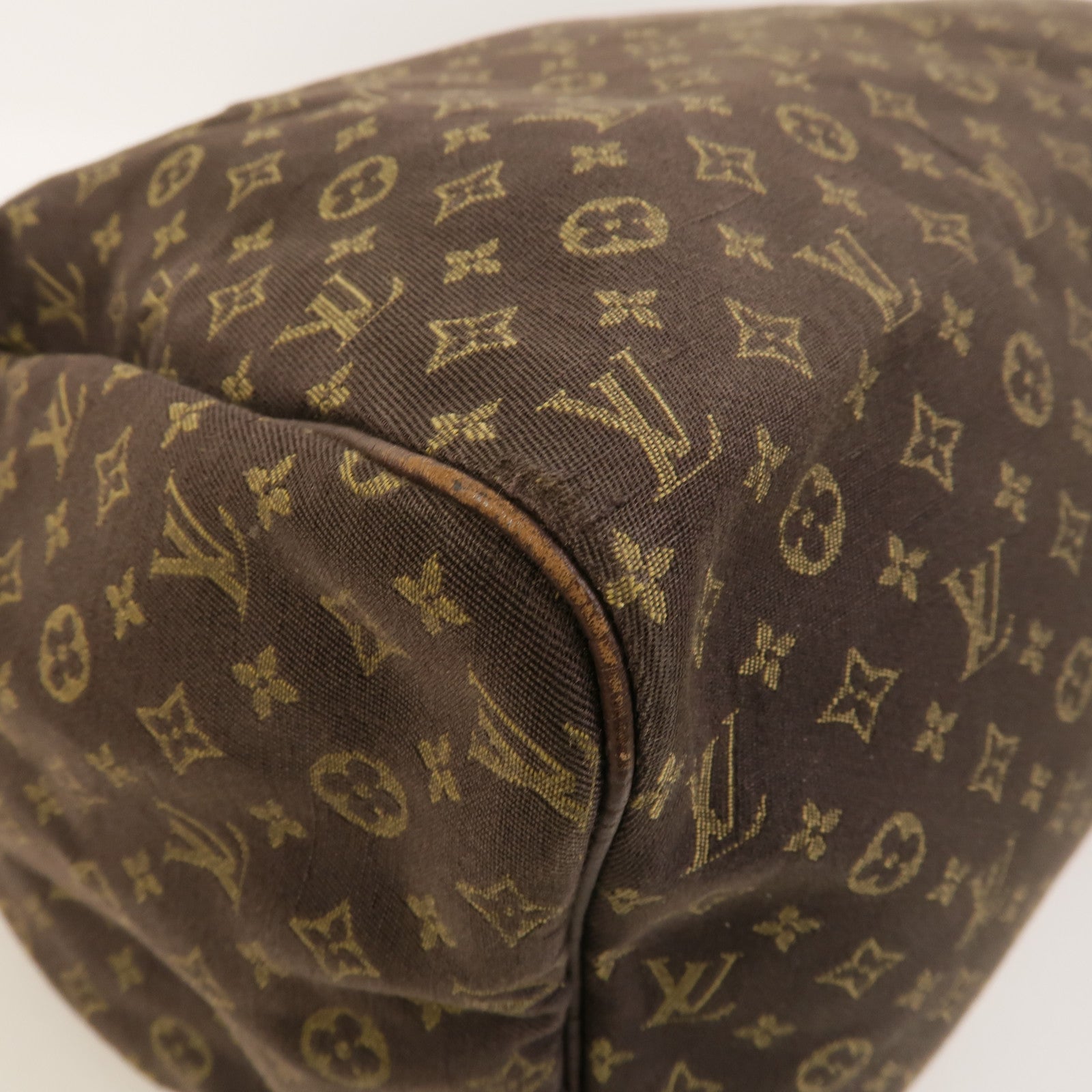 LOUIS VUITTON Monogram Mini Lin Speedy 30金扣手挽袋