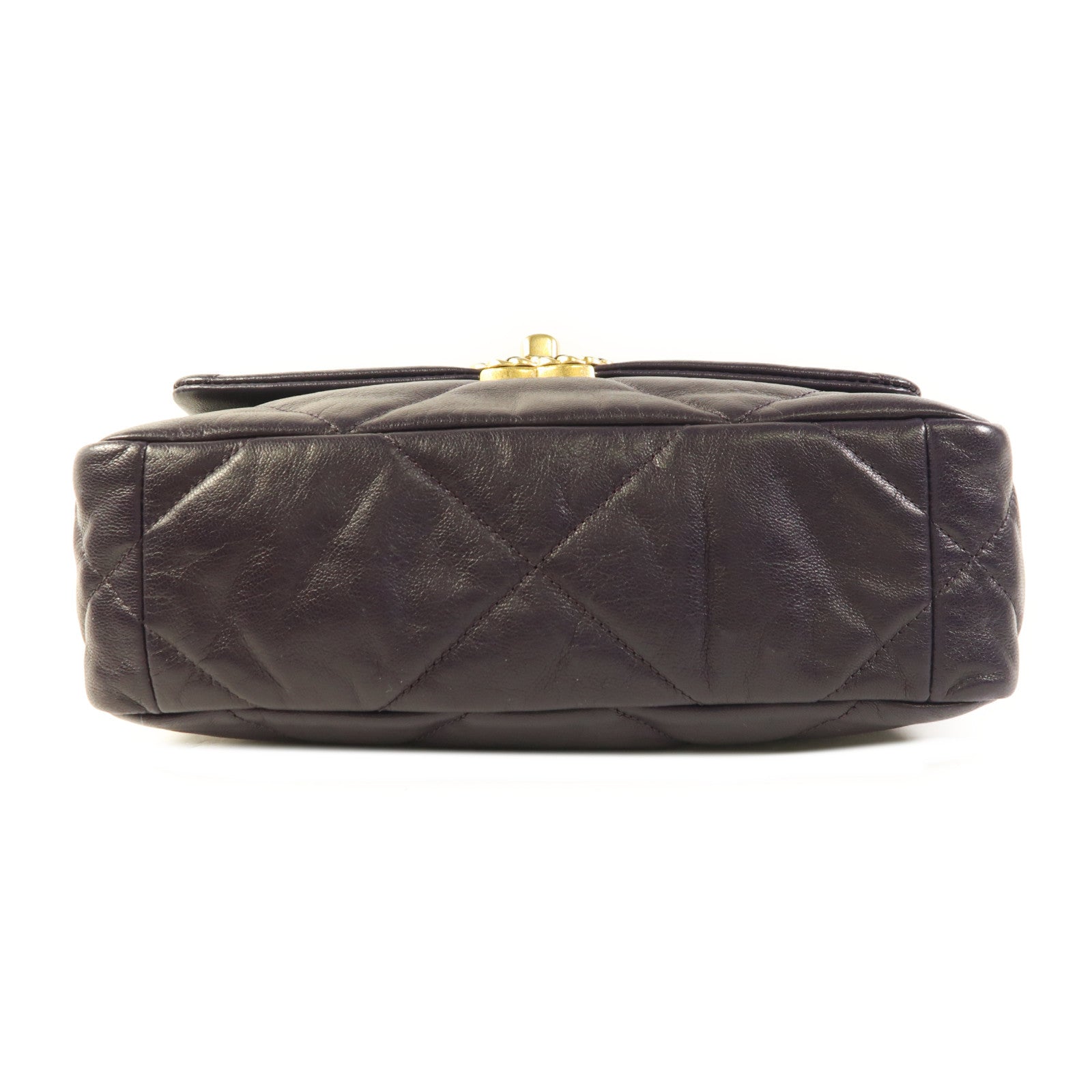 CHANEL 羊皮皮革C19 Small鏈帶手挽肩背兩用袋