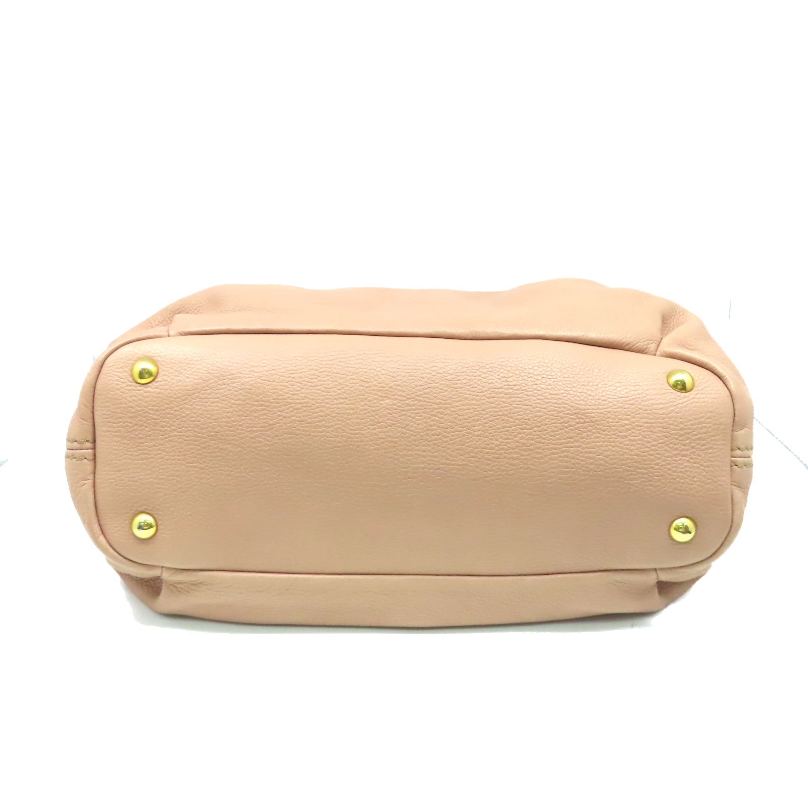 Miu Miu 【清倉大減價】牛皮皮革2 Way Shoulder Bag手挽肩背兩用袋粉紅色