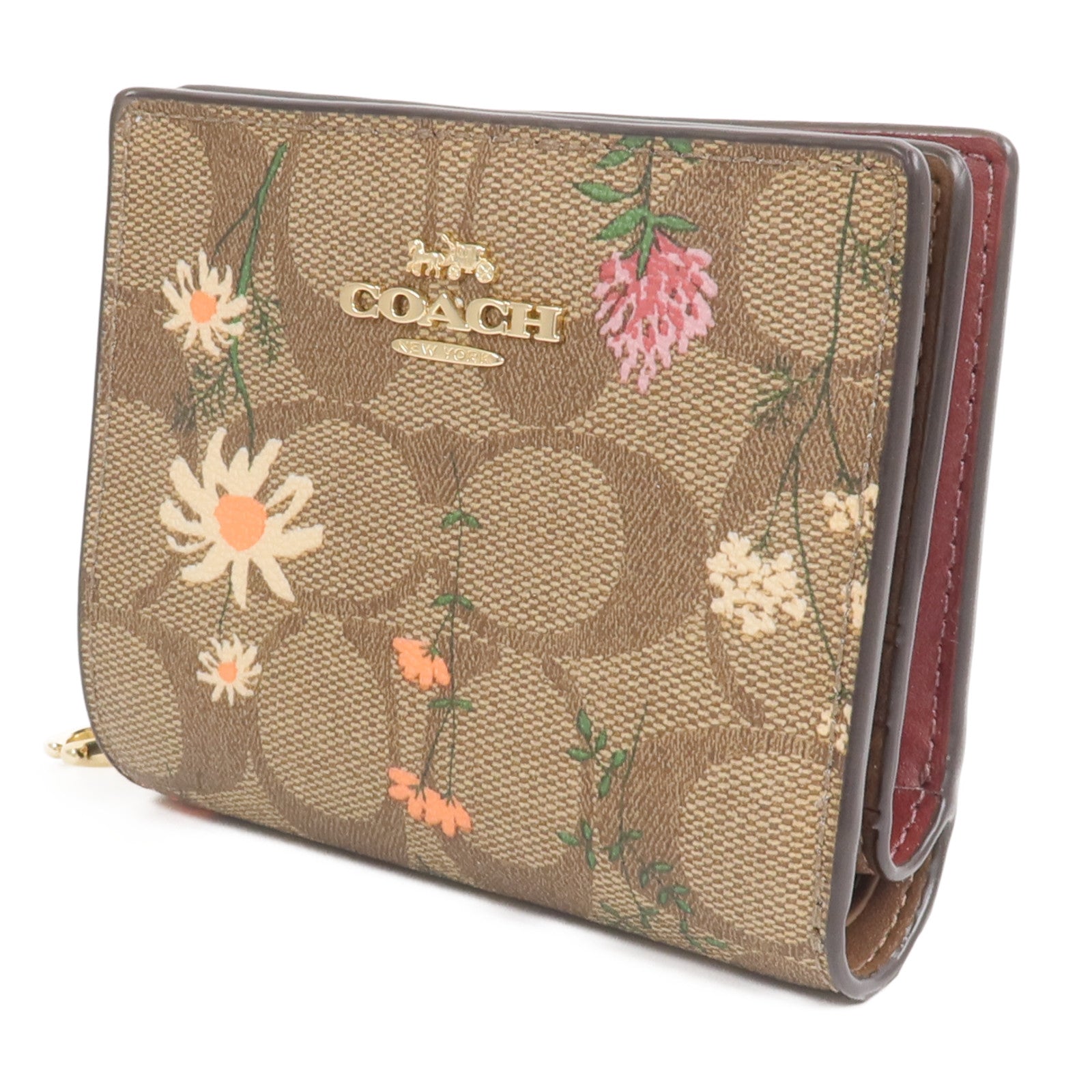 COACH 塗層帆布Wallet錢包