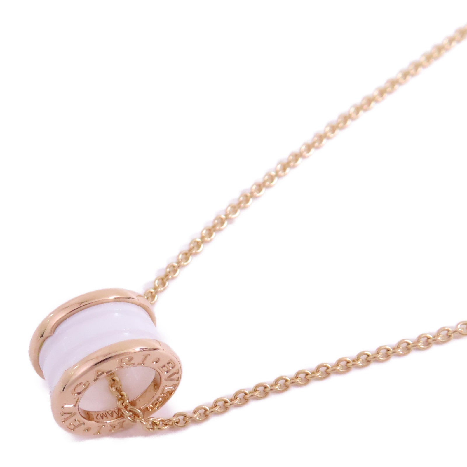 BVLGARI 【激減優惠】18K玫瑰金/陶瓷B.zero1 Necklace項鏈