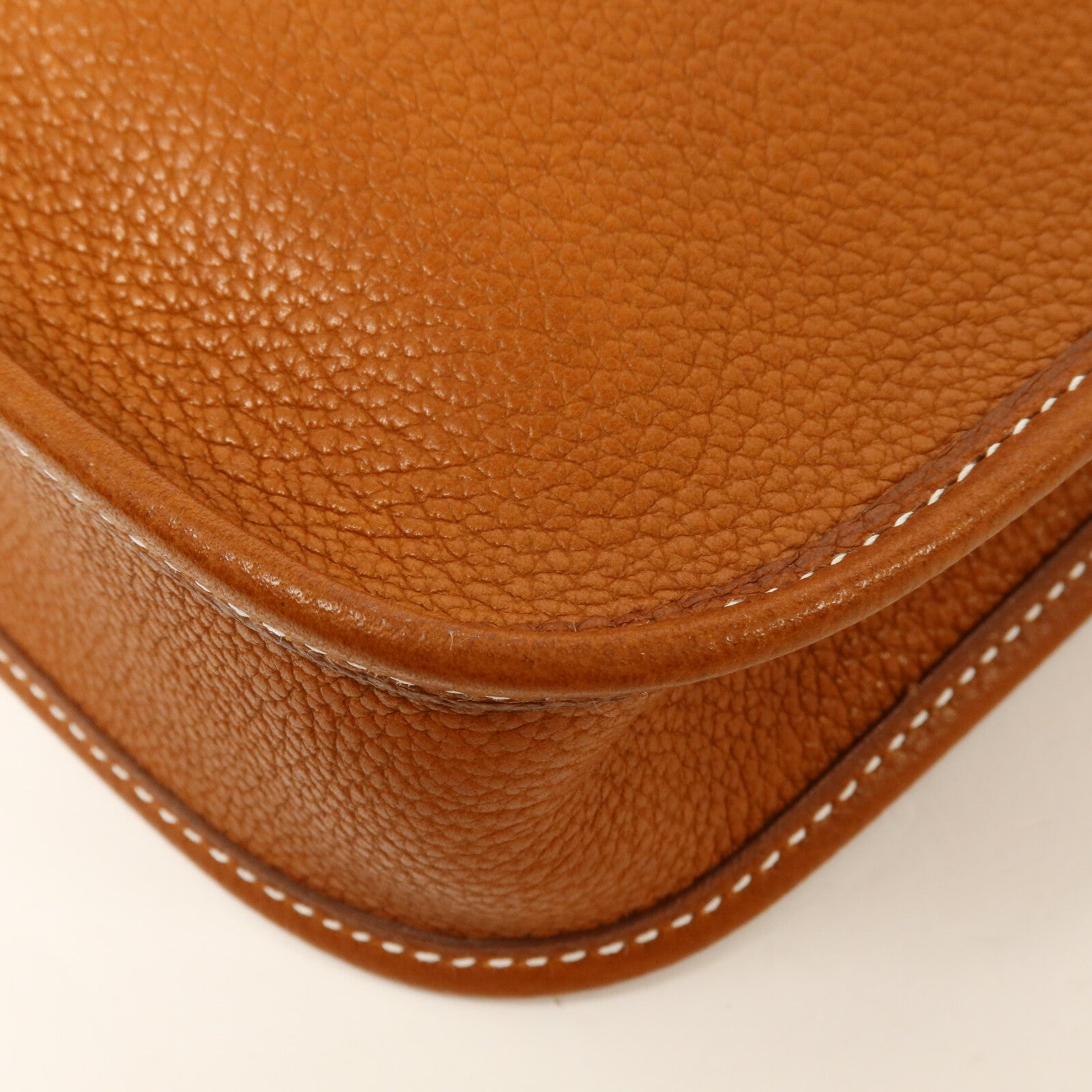 HERMES Barenia皮革Evelyne TPM肩背袋Gold