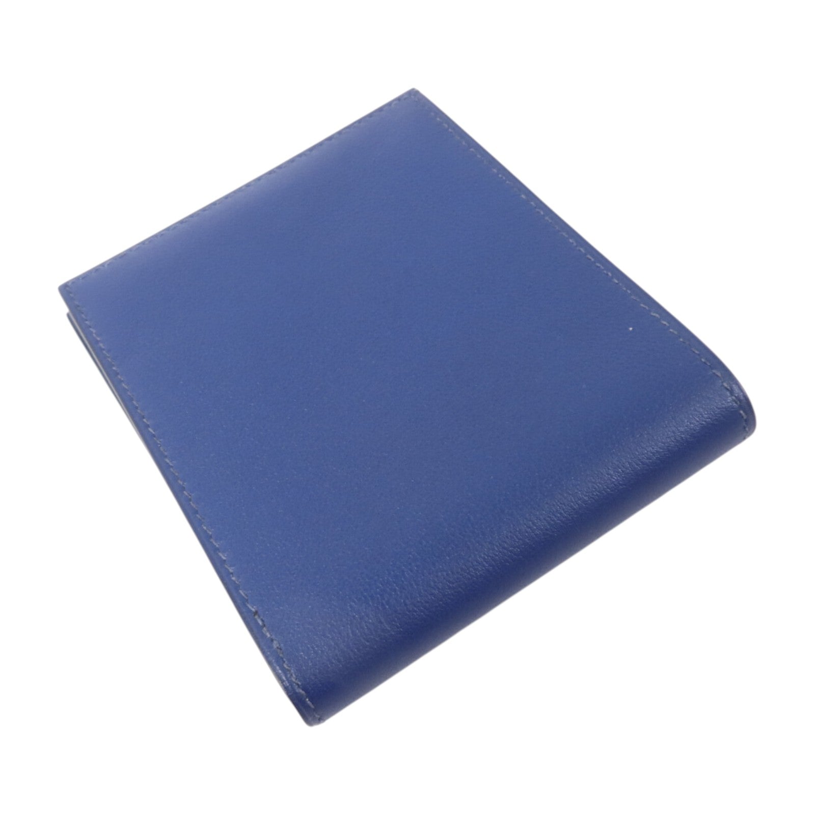 HERMES Evercolor皮革MC2 Copernic Wallet錢包Bleu Nuit
