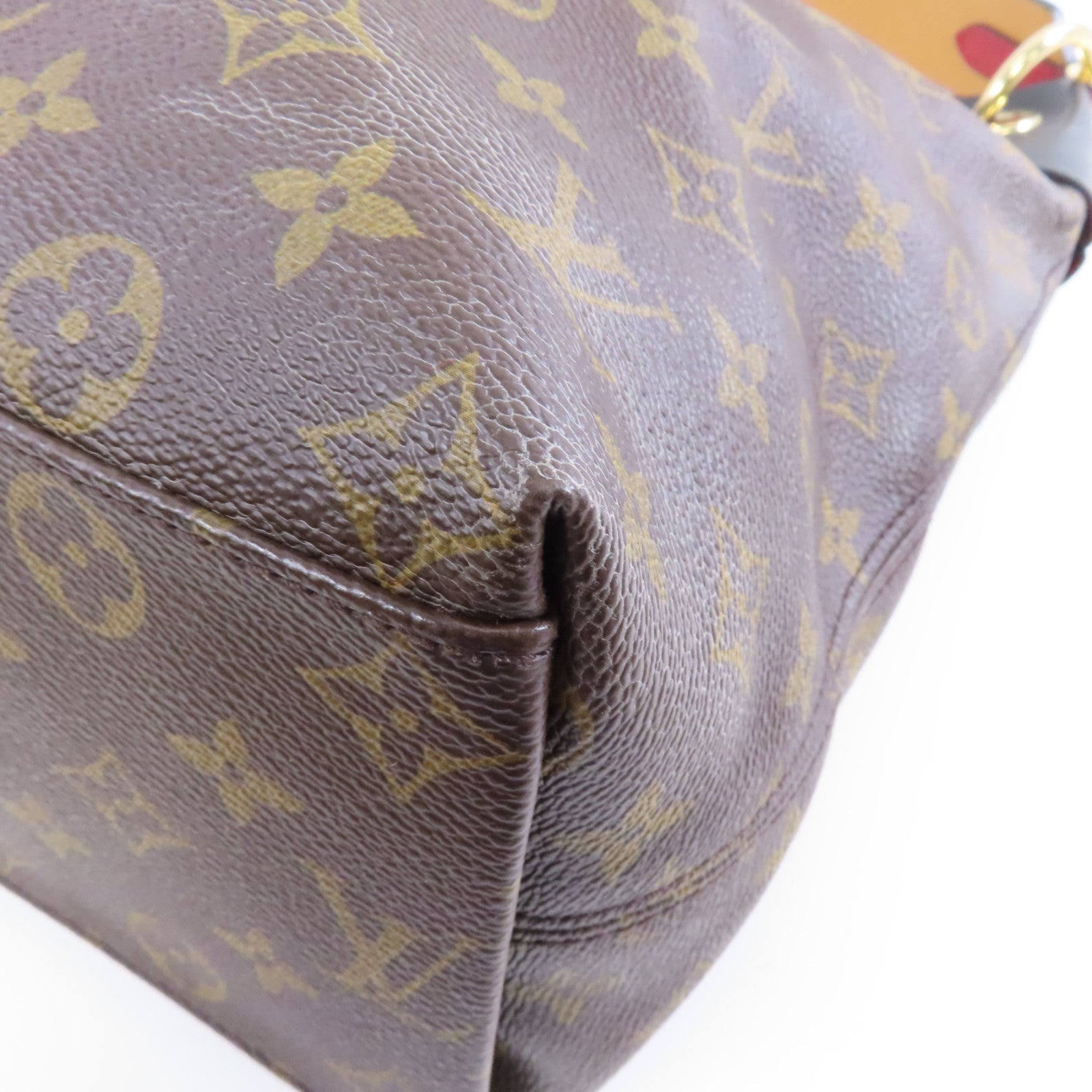 LOUIS VUITTON 【激減優惠】Monogram Tuileries金扣肩背袋啡色/黑色