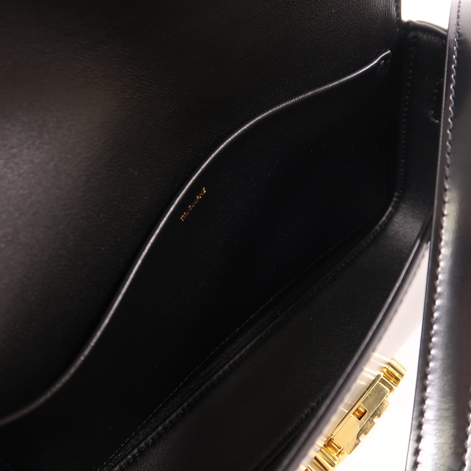 CELINE 【激減優惠】牛皮皮革Claude Shiny金扣肩背袋