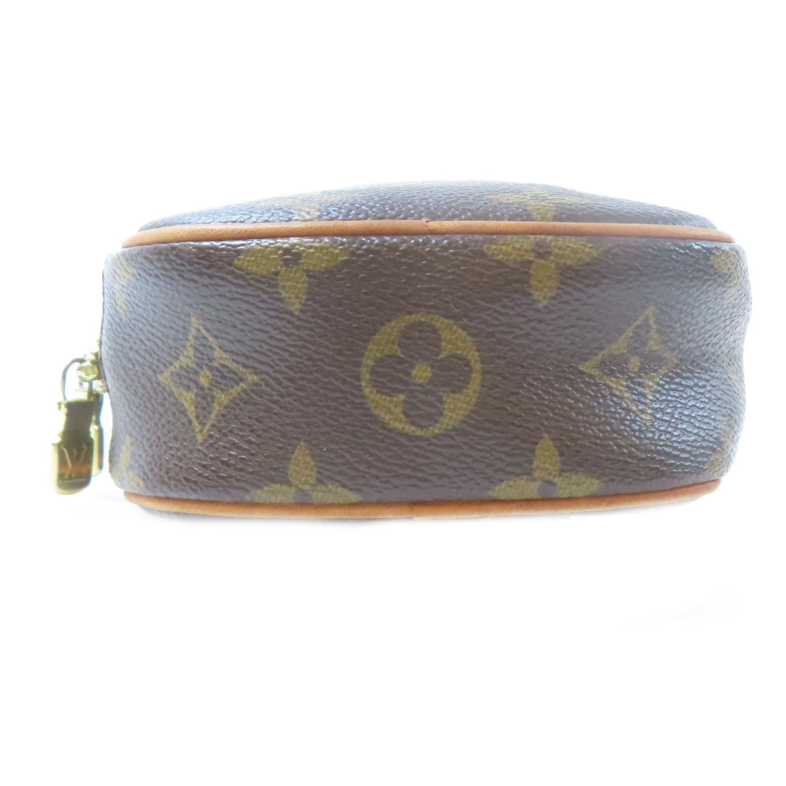 LOUIS VUITTON Monogram Pochette Gange金扣肩背袋啡色