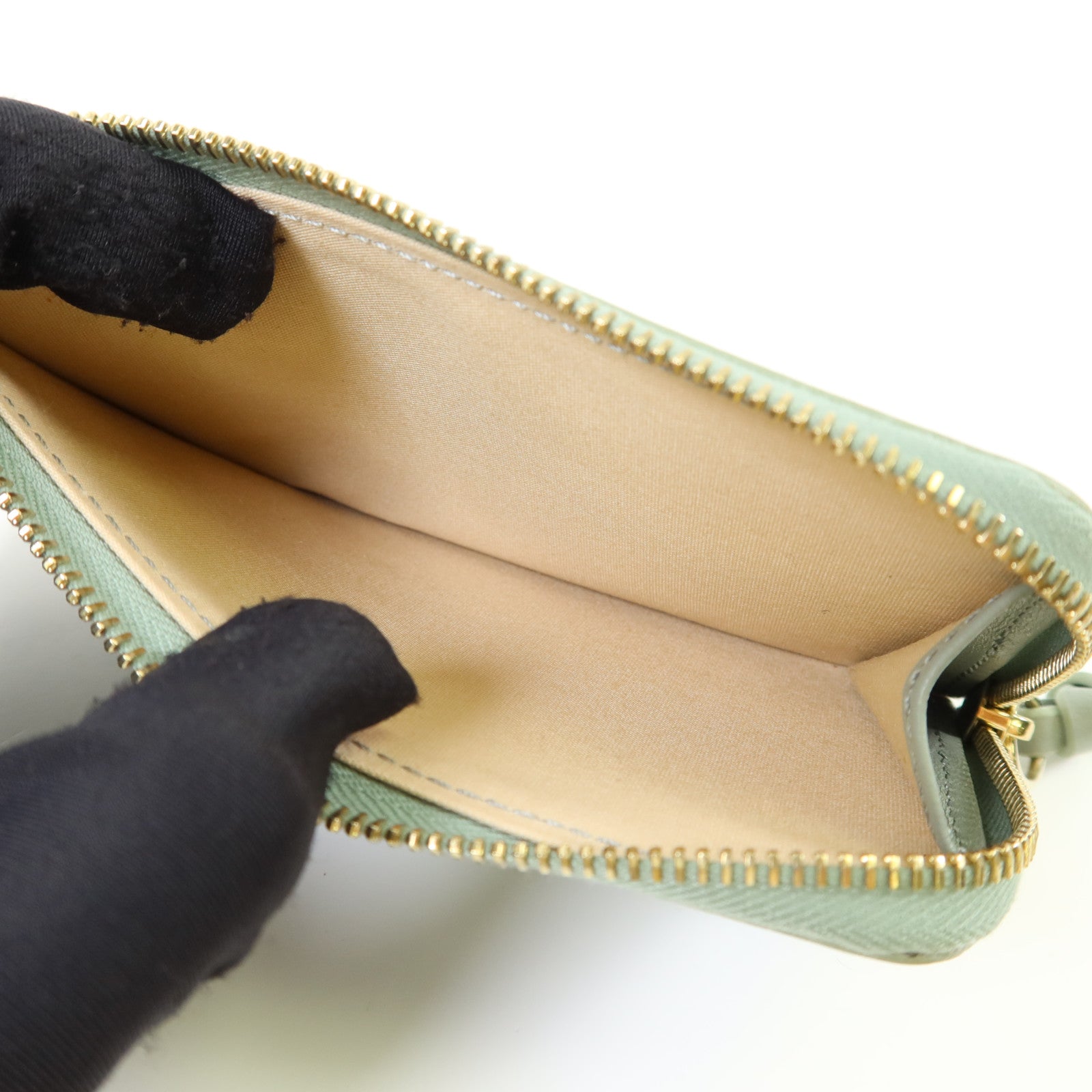 Chloe 羊皮皮革Card Case金扣卡片套