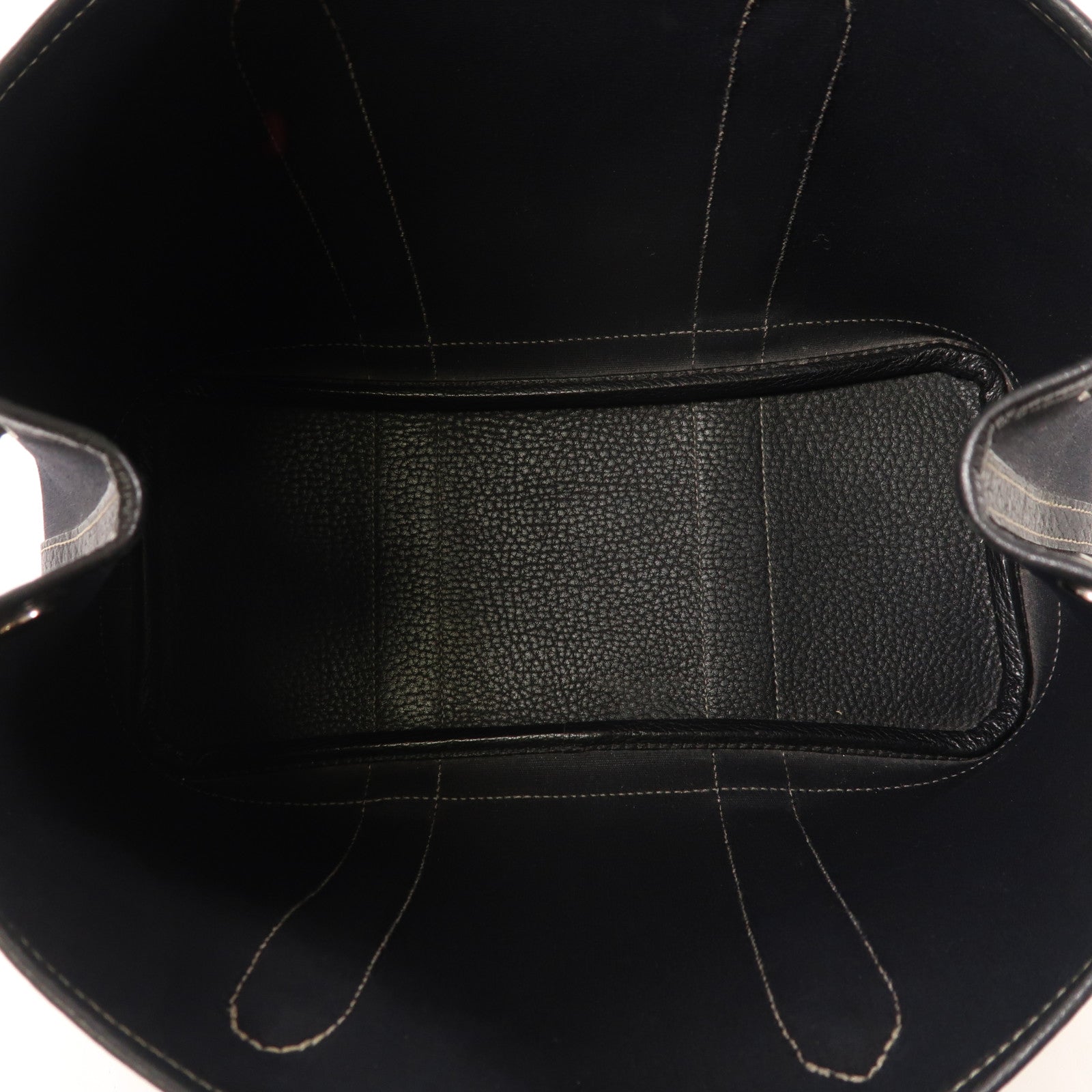 HERMES 帆布Garden Party TPM銀扣手挽肩背兩用袋