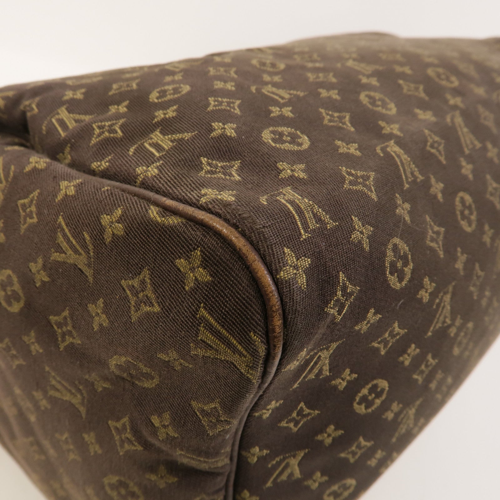 LOUIS VUITTON Monogram Mini Lin Speedy 30金扣手挽袋