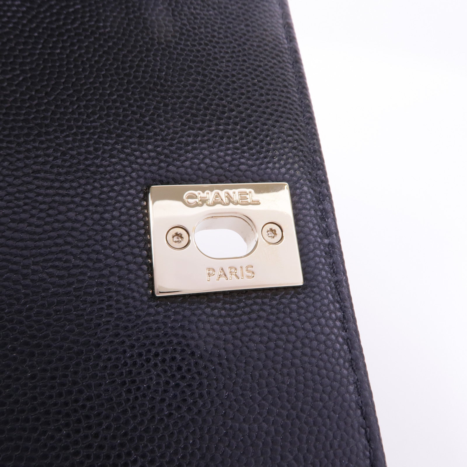 CHANEL 牛皮皮革Coco Handle金扣手挽肩背兩用袋