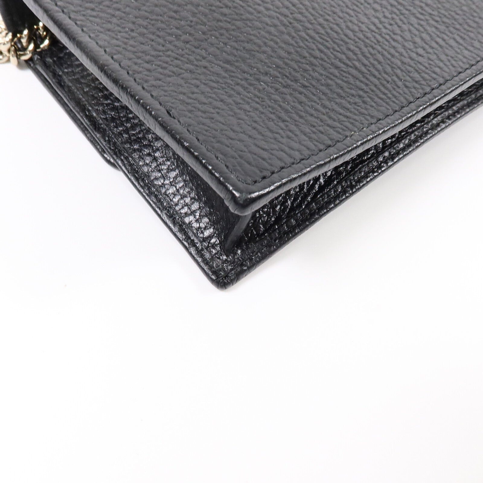 GUCCI 牛皮皮革Chain Shoulder Bag鏈帶肩背袋