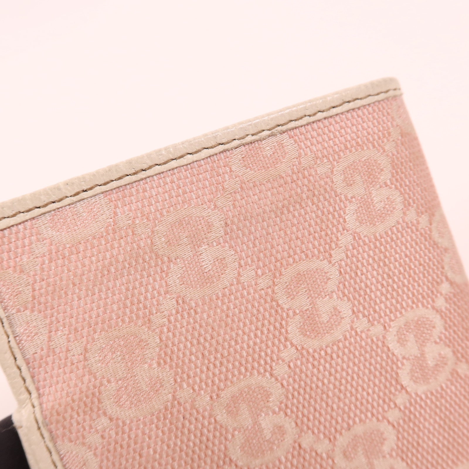 GUCCI 帆布Wallet銀扣錢包