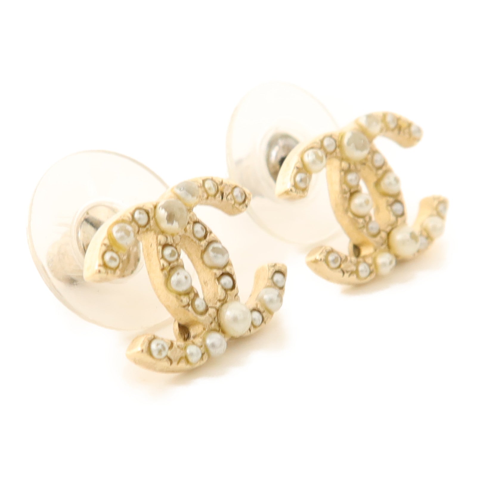 CHANEL 金屬/PVC Earrings耳環