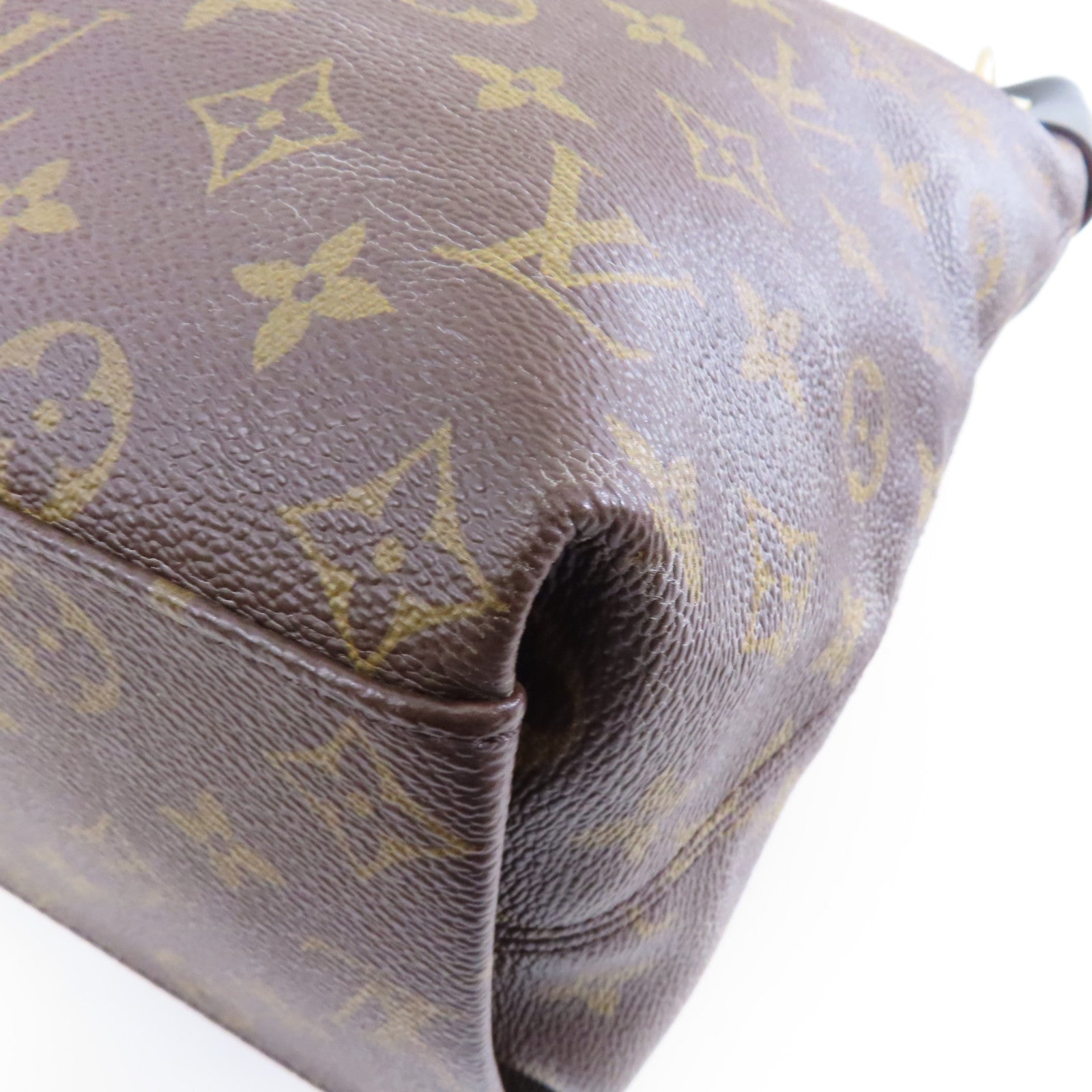 LOUIS VUITTON 【激減優惠】Monogram Tuileries金扣肩背袋啡色/黑色