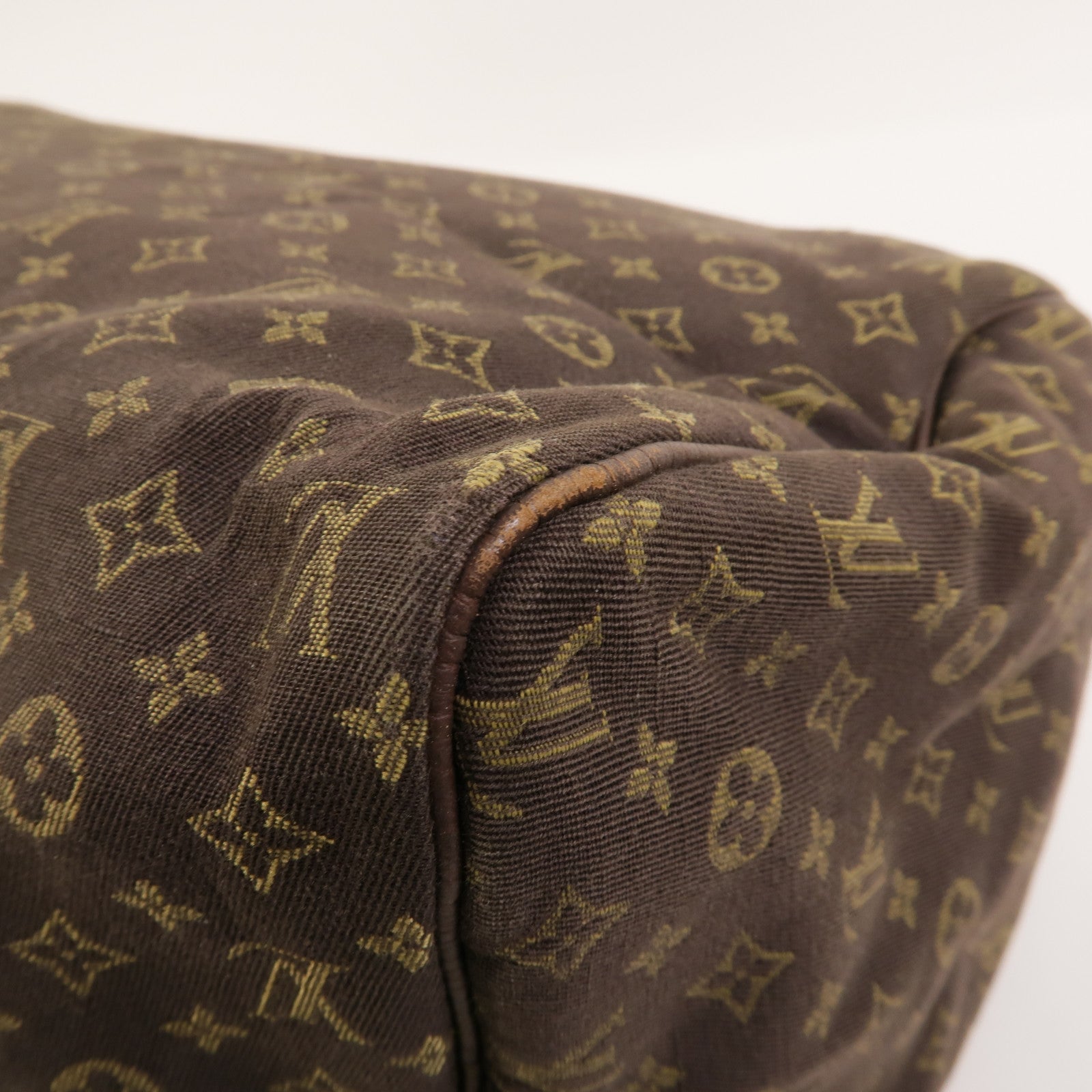 LOUIS VUITTON Monogram Mini Lin Speedy 30金扣手挽袋