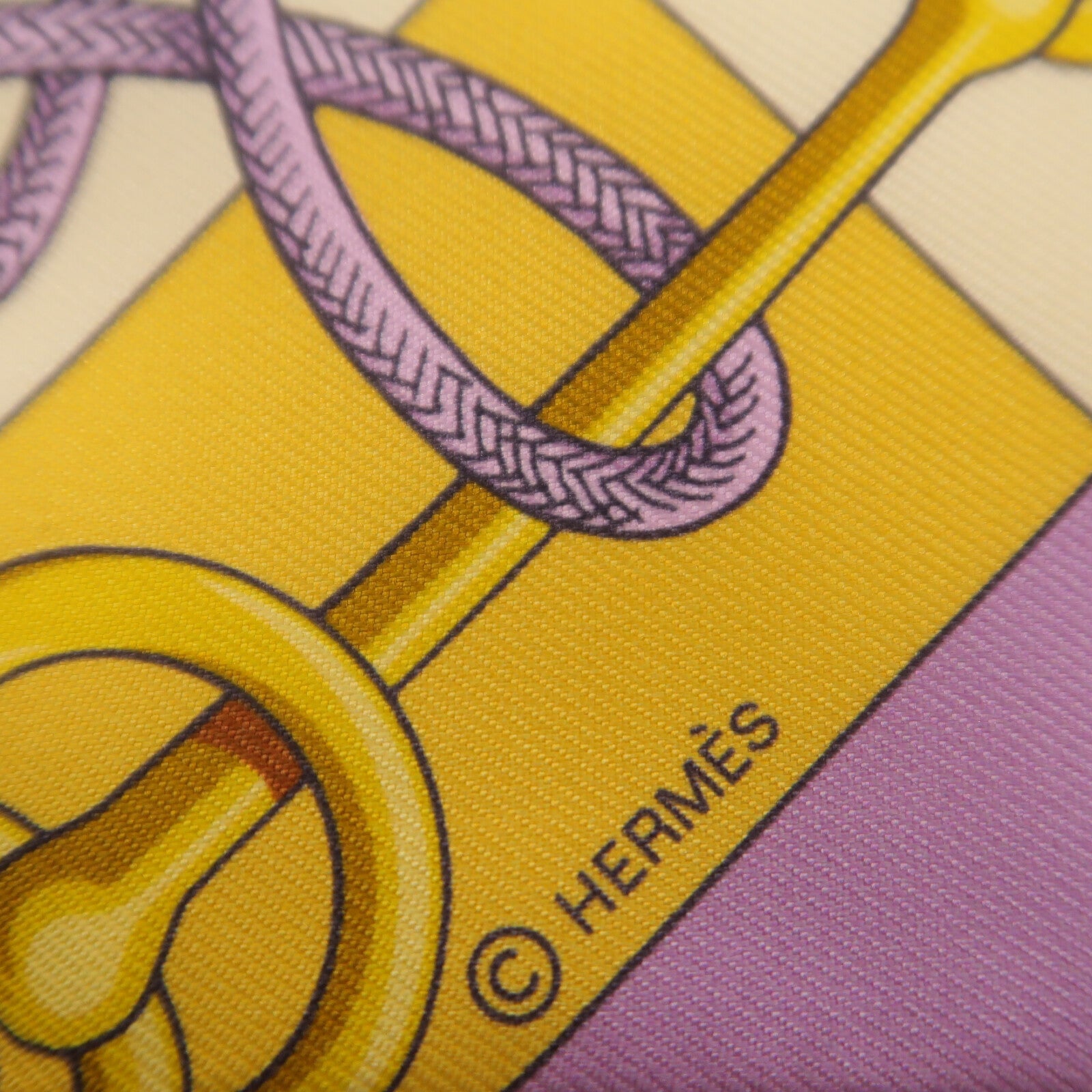HERMES 絲質Twilly絲巾