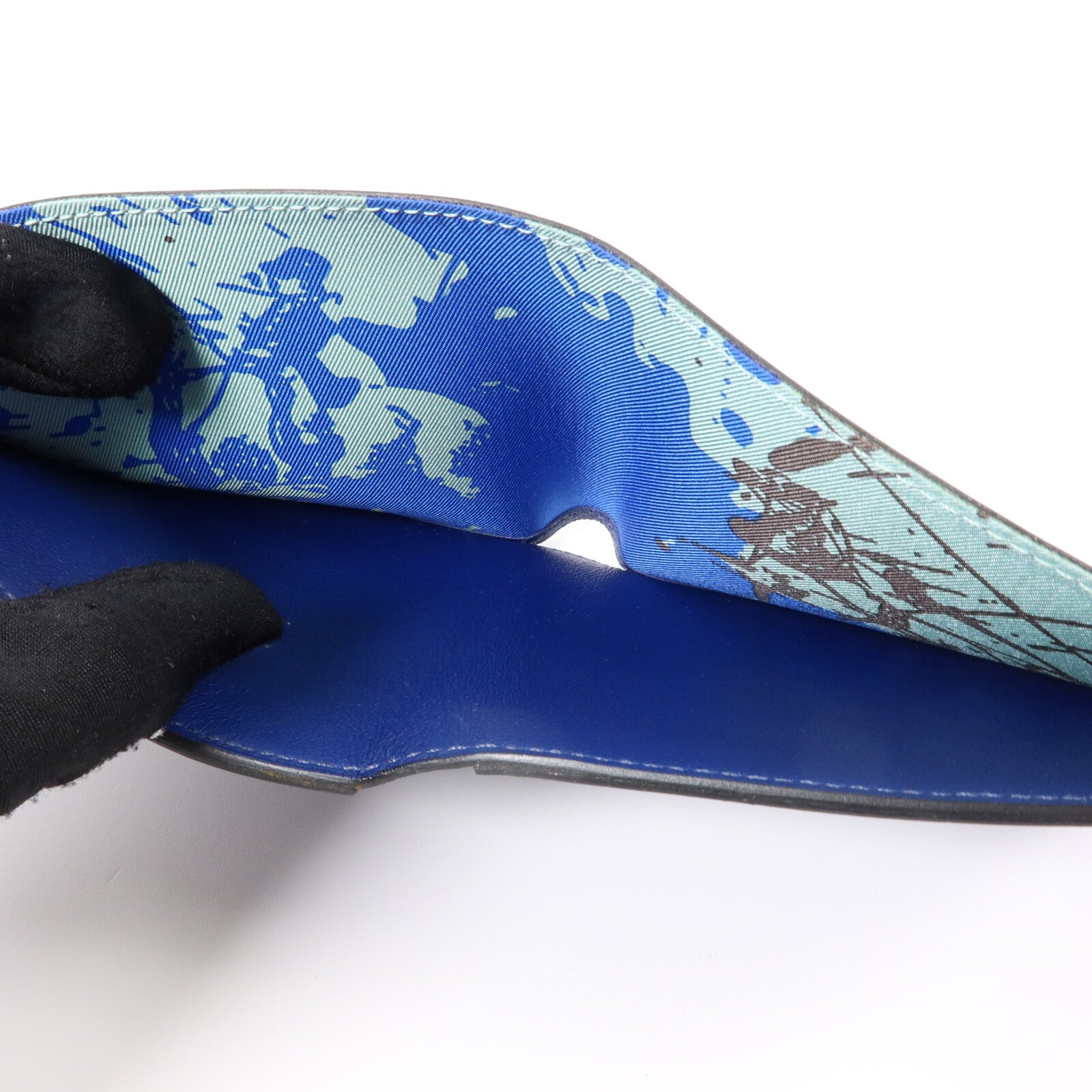 HERMES Evercolor皮革MC2 Copernic Wallet錢包Bleu Nuit
