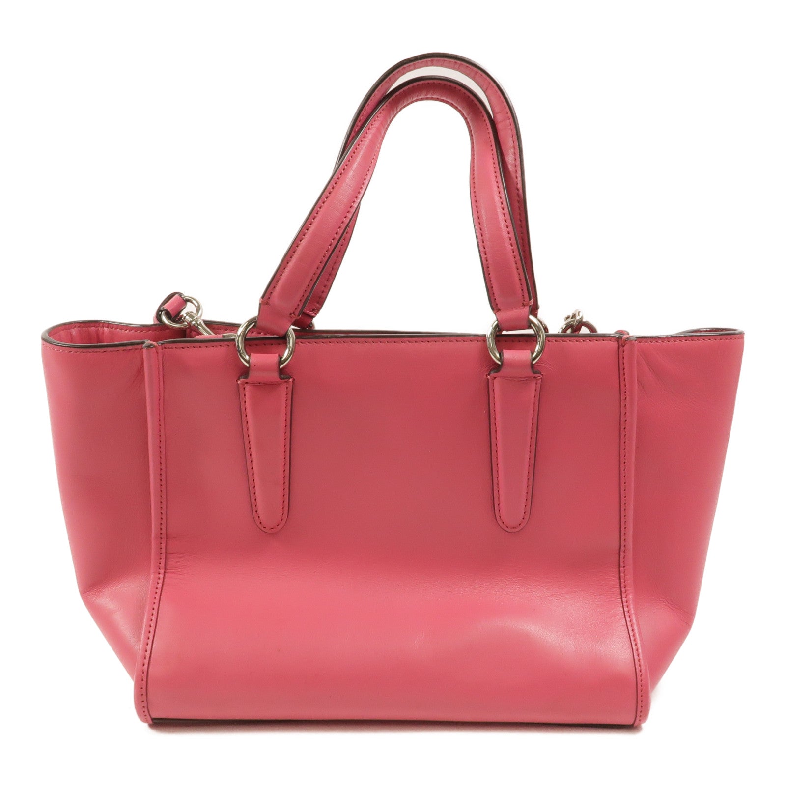 COACH 牛皮皮革2 Way Shoulder手挽肩背兩用袋
