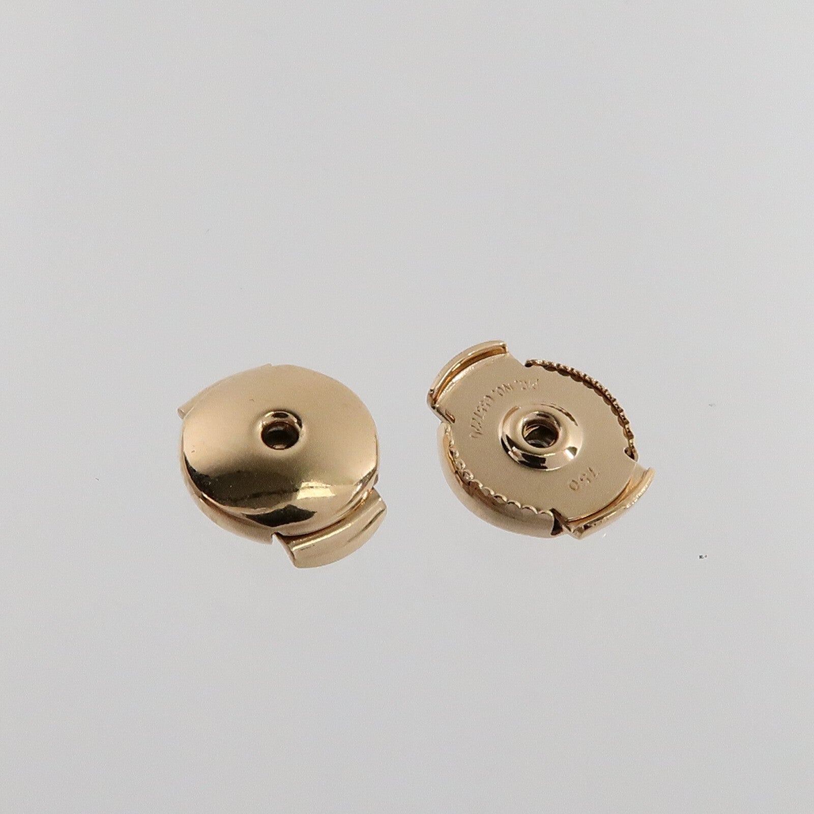 HERMES 18K玫瑰金Loop Earrings耳環