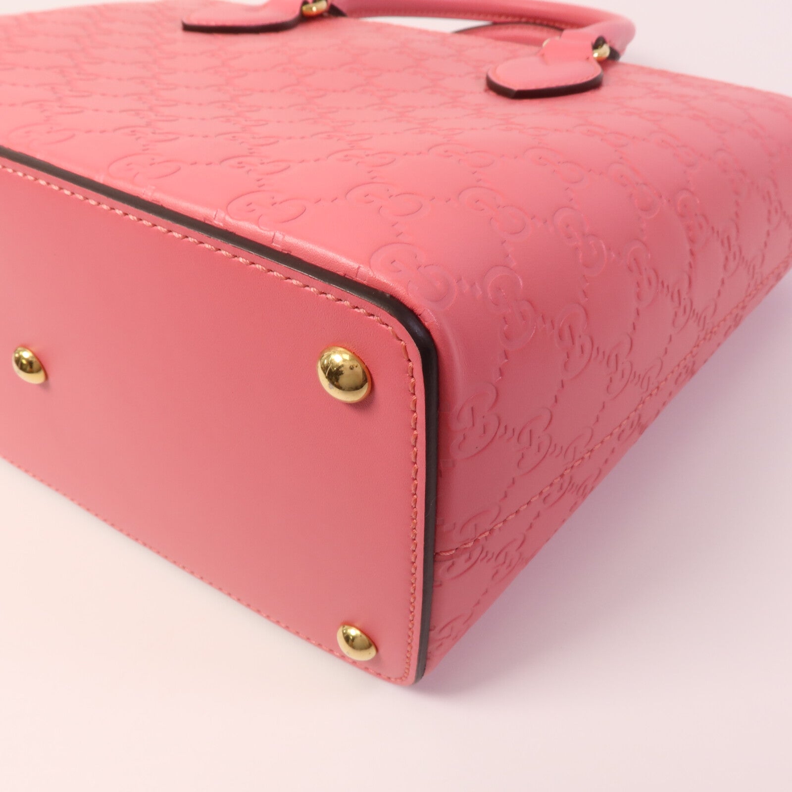 GUCCI 牛皮皮革Guccissima Small Bucket tote手挽肩背兩用袋