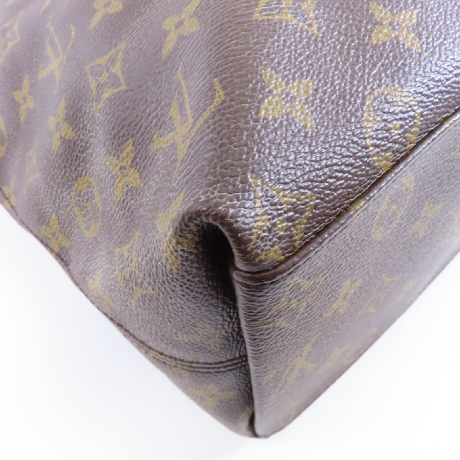 LOUIS VUITTON 【激減優惠】Monogram Tuileries金扣肩背袋啡色/黑色