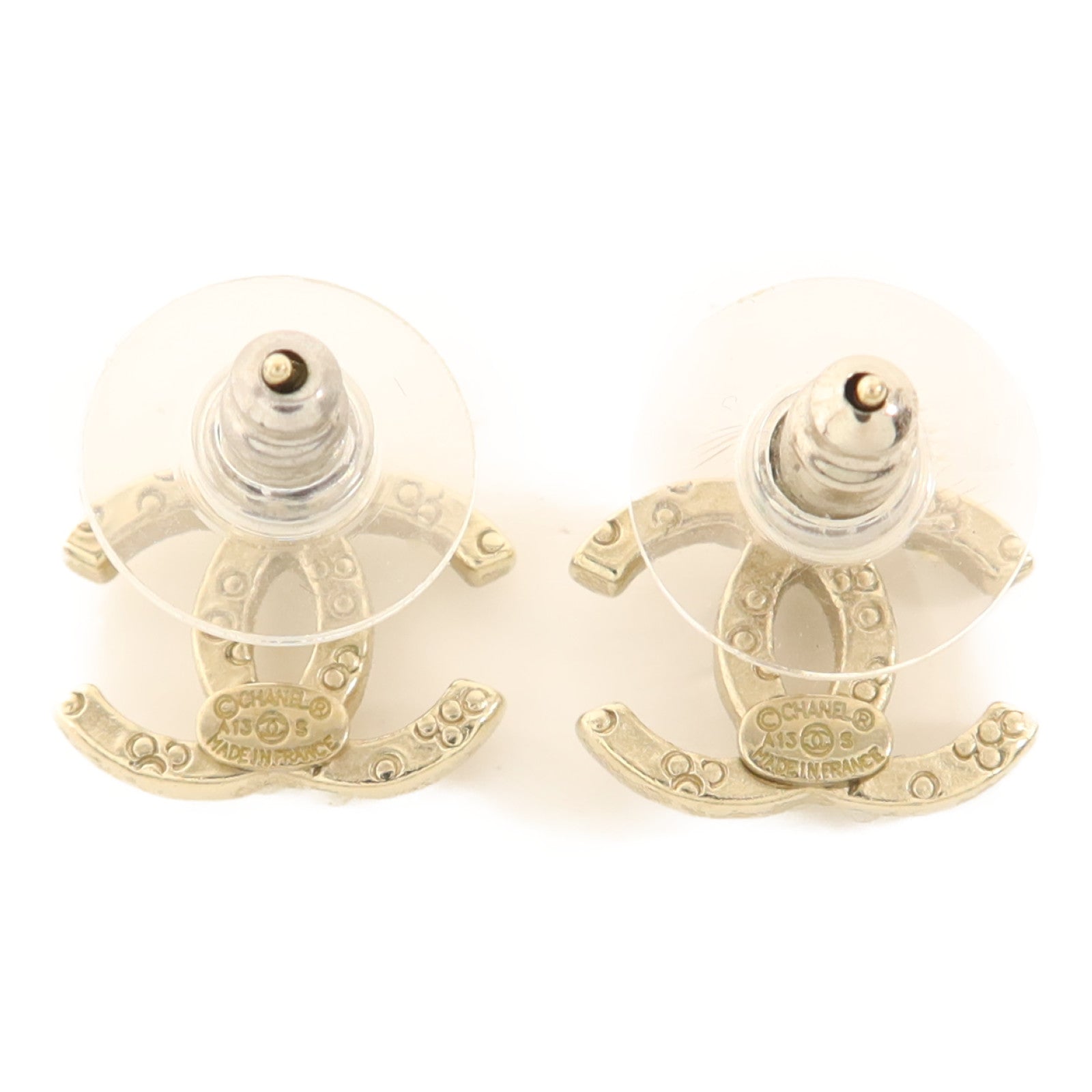 CHANEL 金屬/PVC Earrings耳環