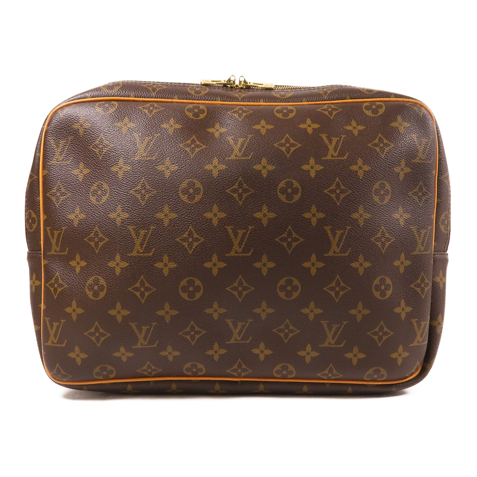 LOUIS VUITTON Monogram Reporter GM金扣肩背袋