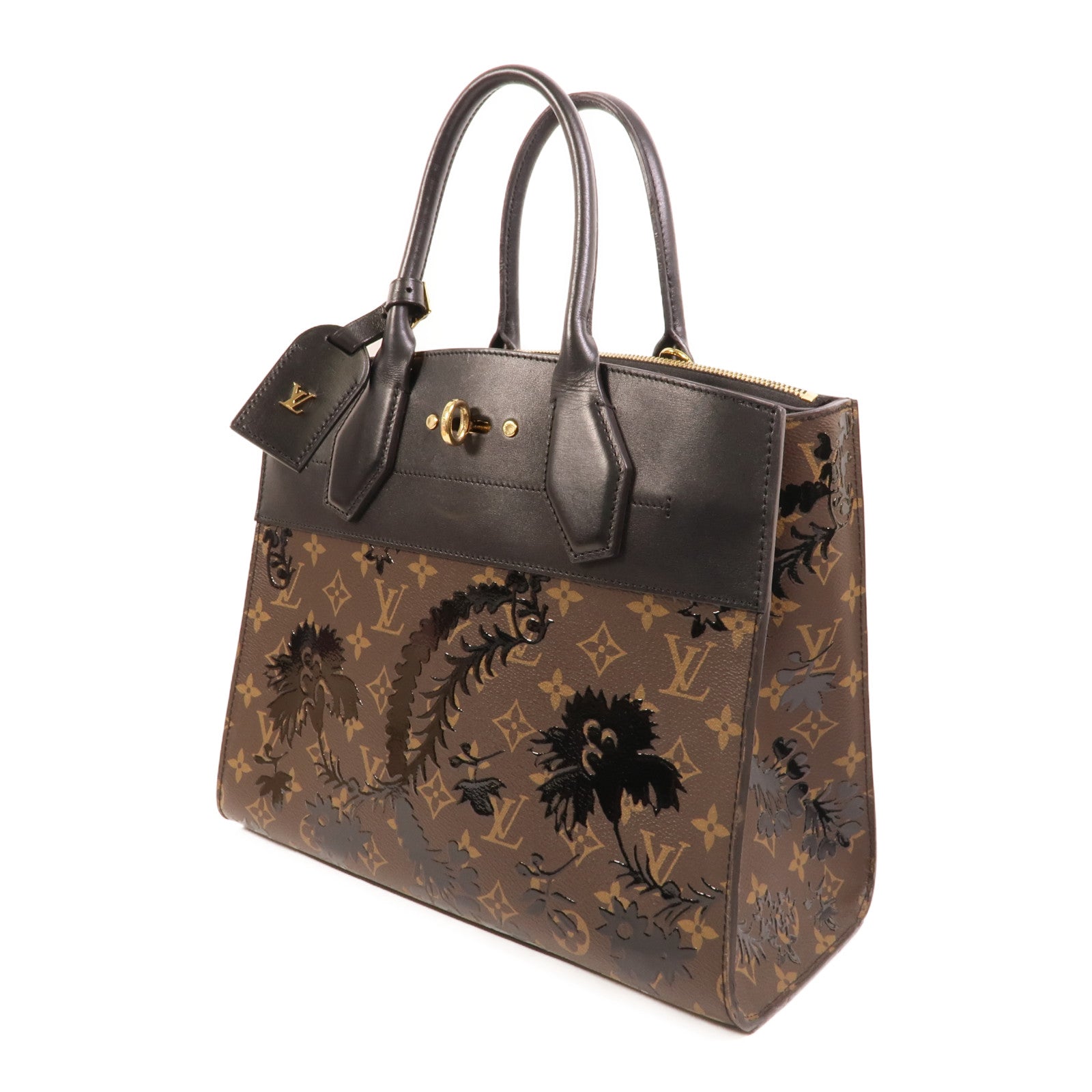 LOUIS VUITTON Monogram City Steamer MM手挽肩背兩用袋