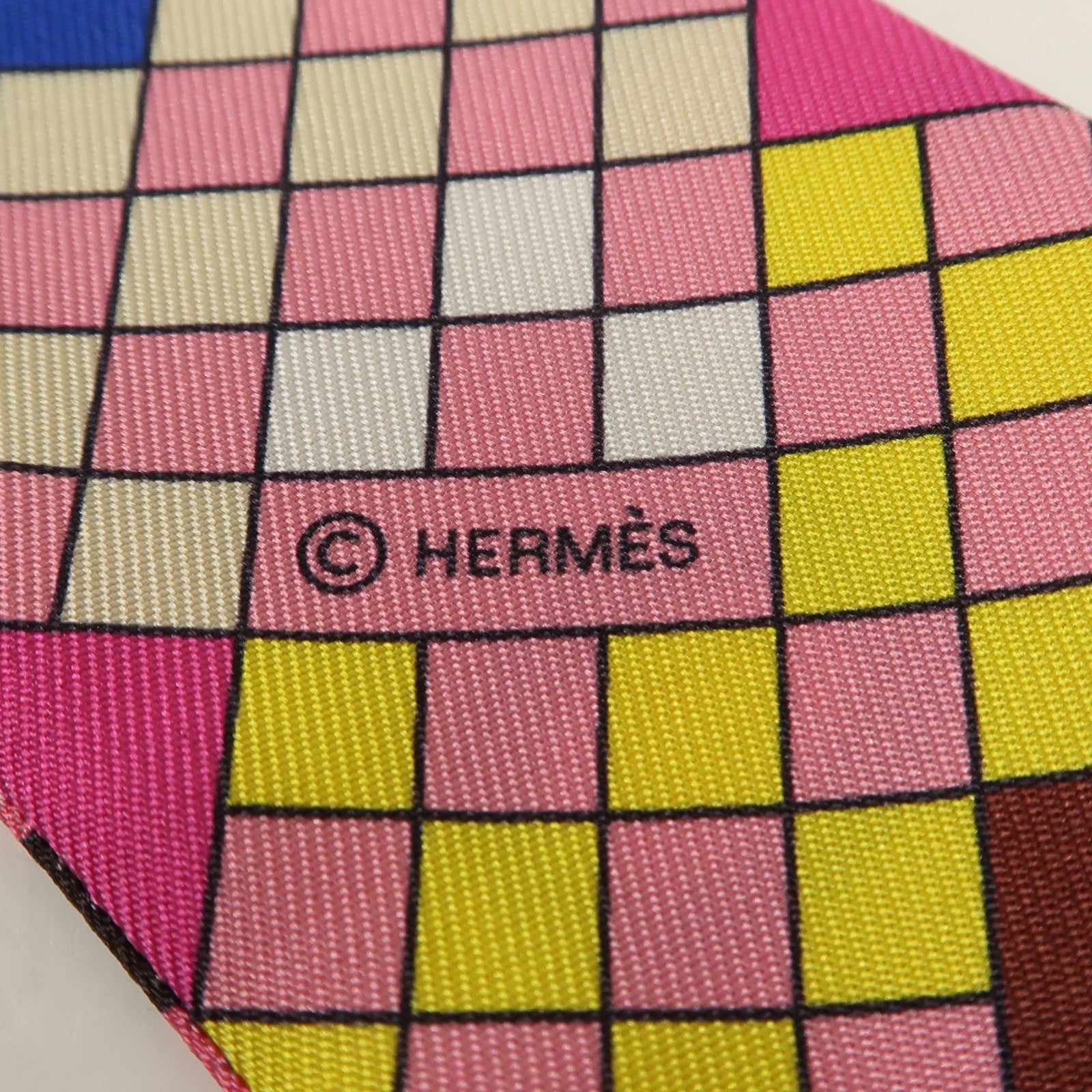 HERMES 絲質Twilly絲巾