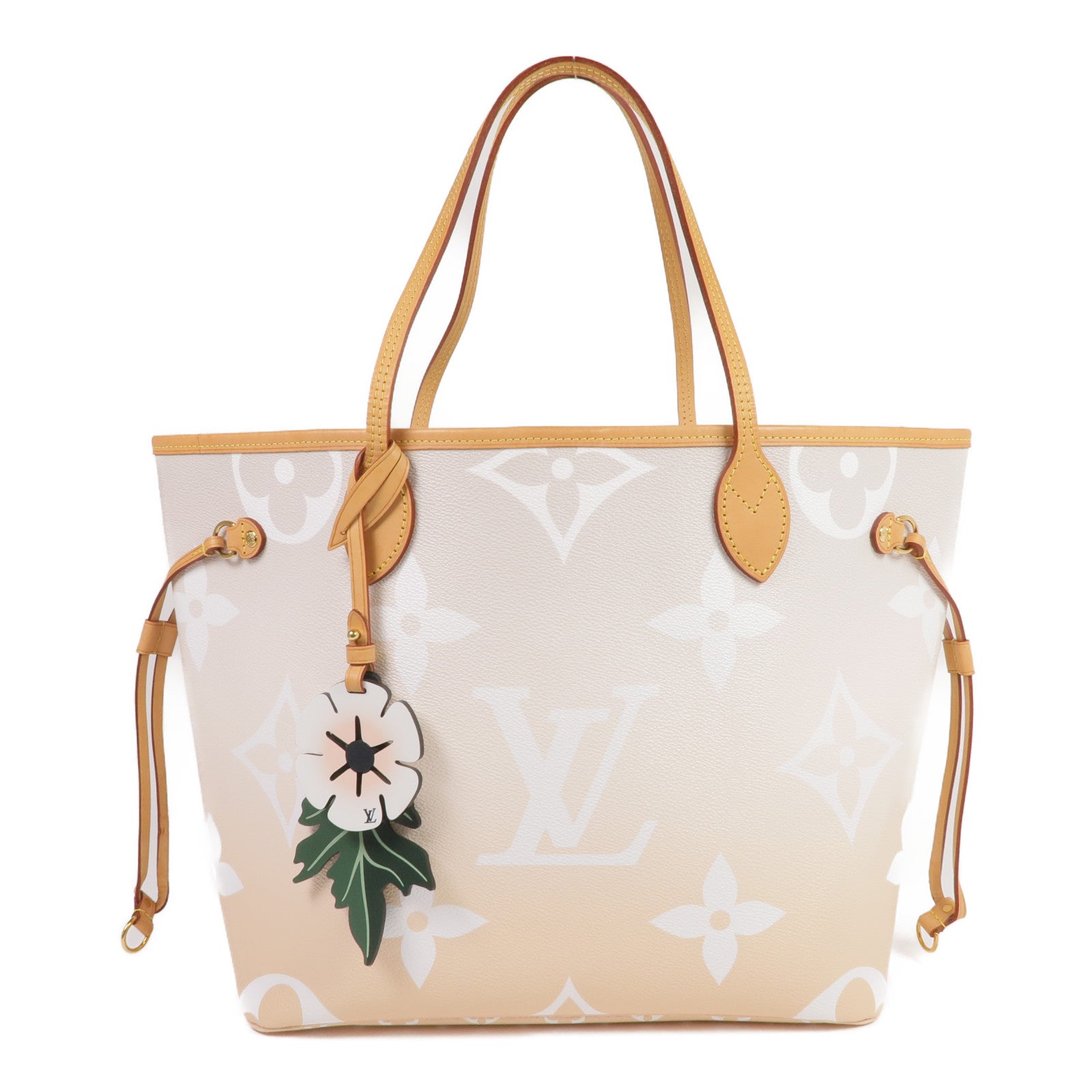 LOUIS VUITTON Monogram Giant By The Pool Neverfull MM金扣肩背袋/手挽袋