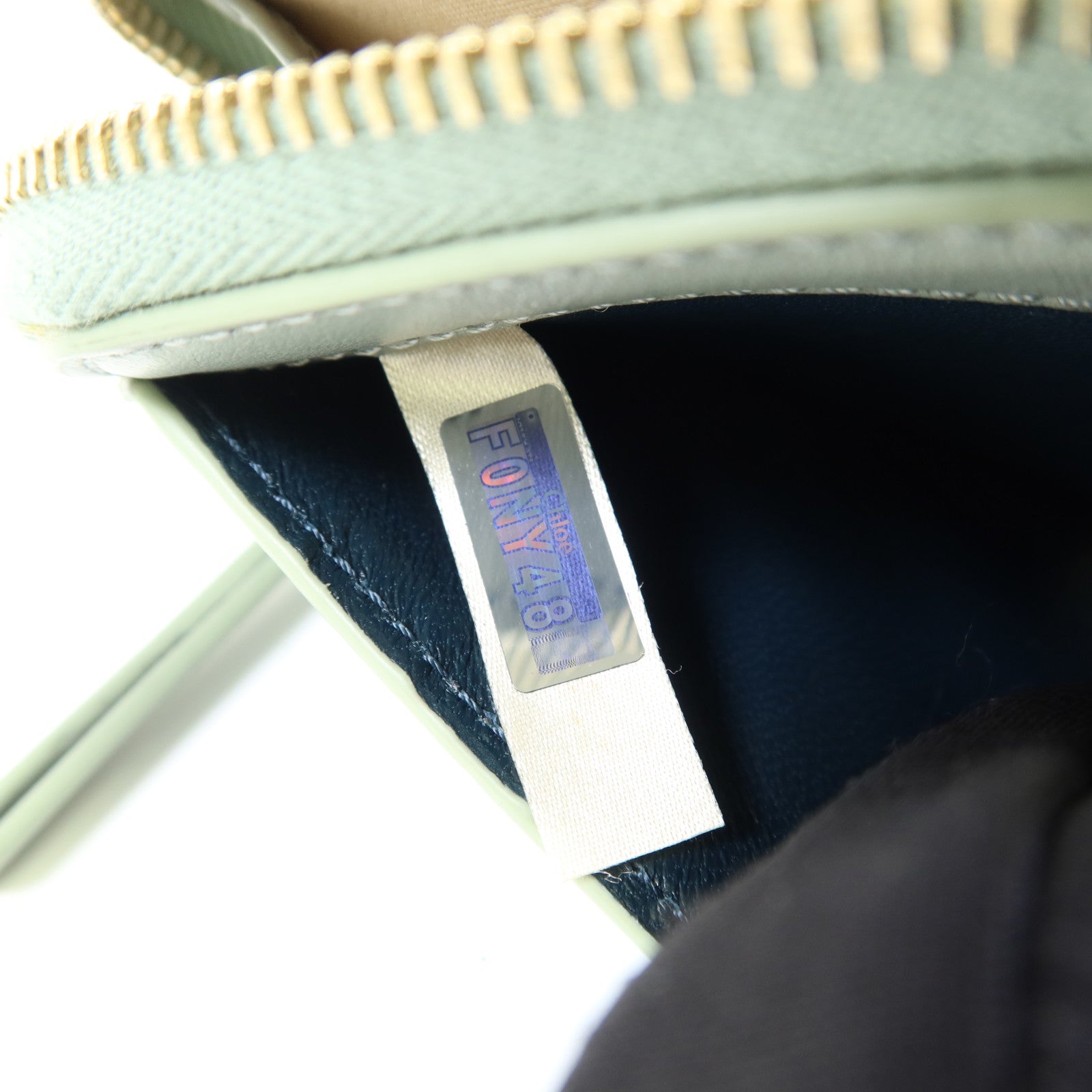 Chloe 羊皮皮革Card Case金扣卡片套