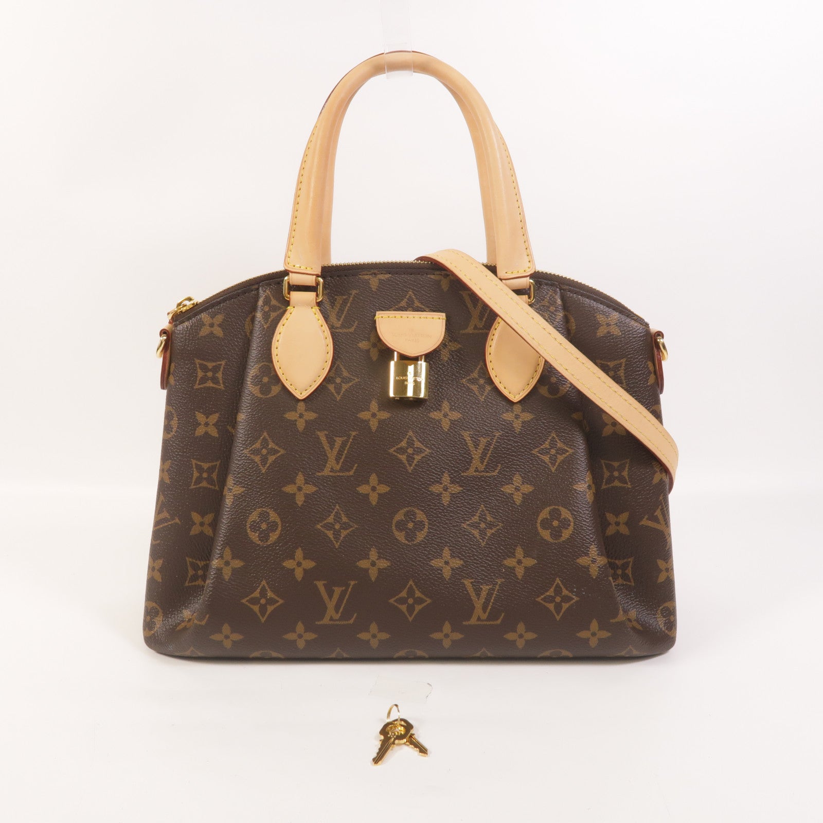 LOUIS VUITTON Monogram Rivoli PM手挽肩背兩用袋