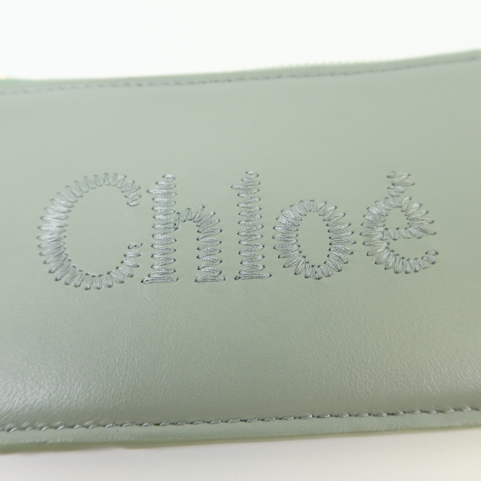 Chloe 羊皮皮革Card Case金扣卡片套