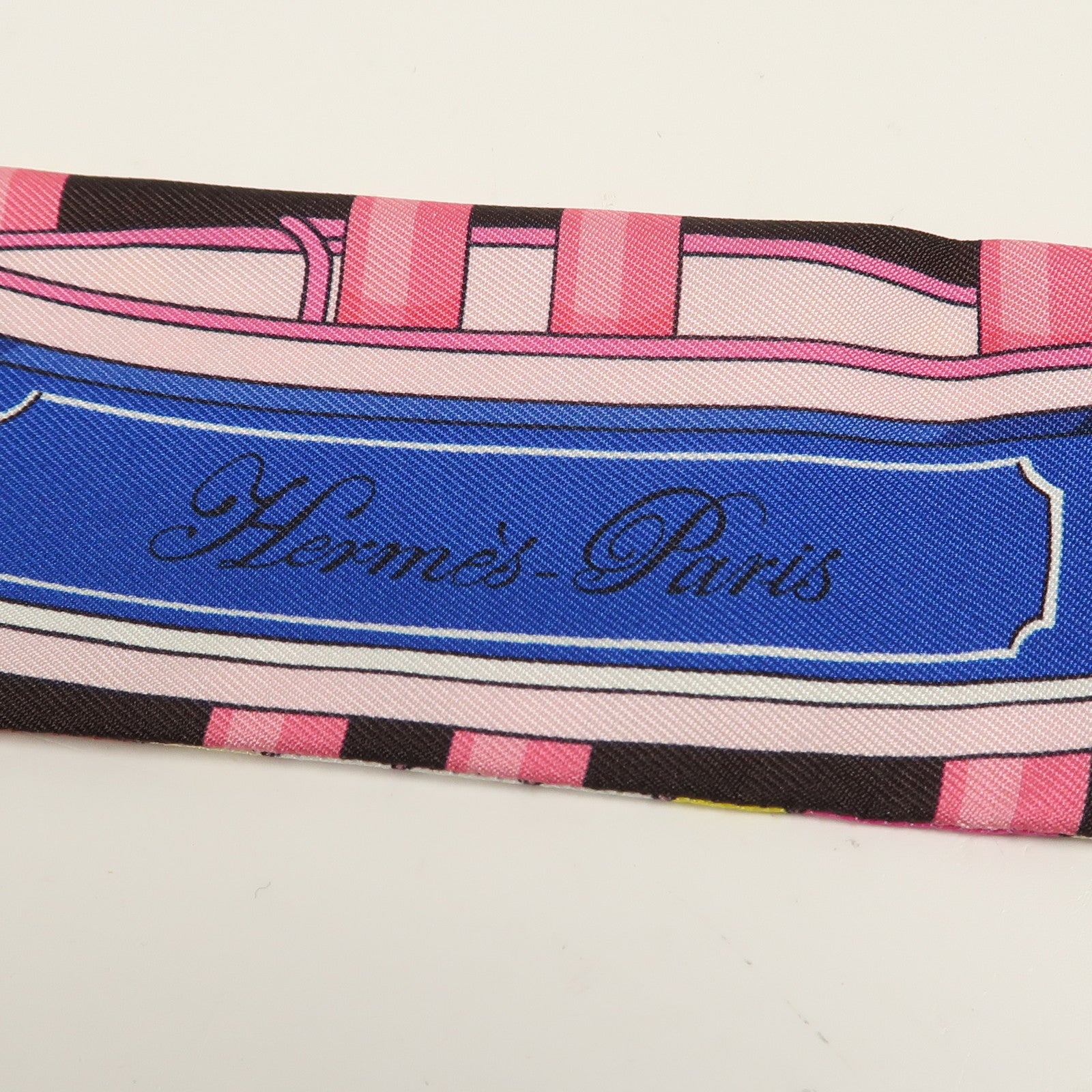 HERMES 絲質Twilly絲巾