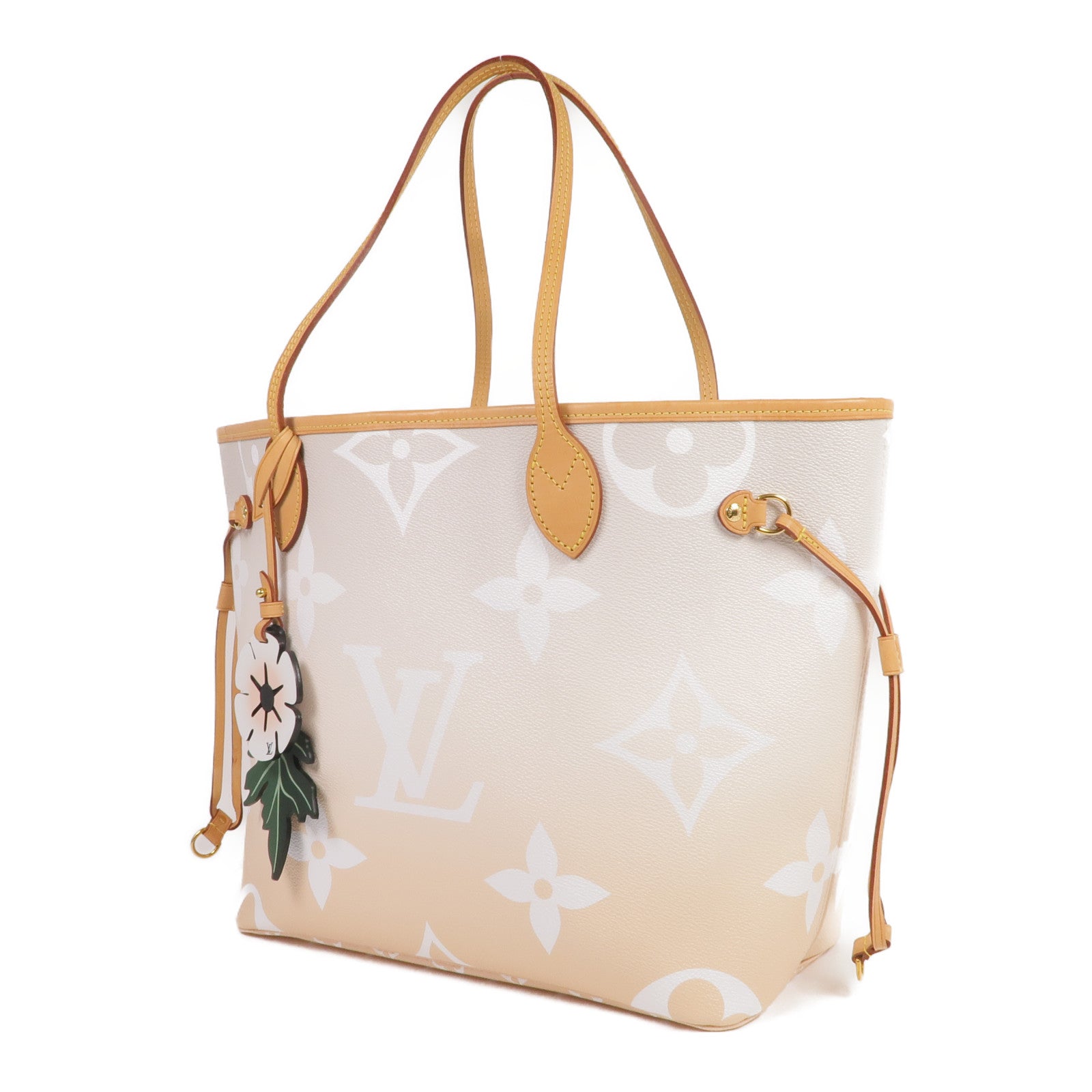 LOUIS VUITTON Monogram Giant By The Pool Neverfull MM金扣肩背袋/手挽袋