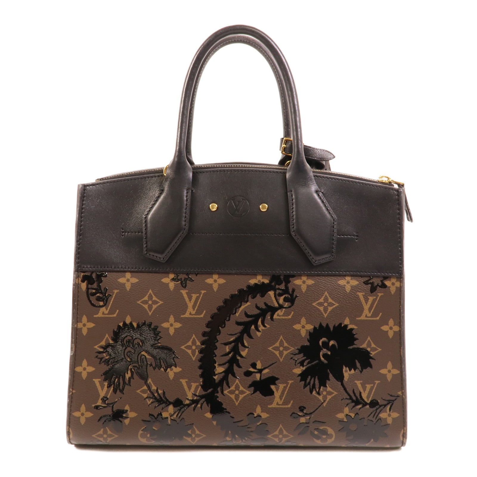 LOUIS VUITTON Monogram City Steamer MM手挽肩背兩用袋