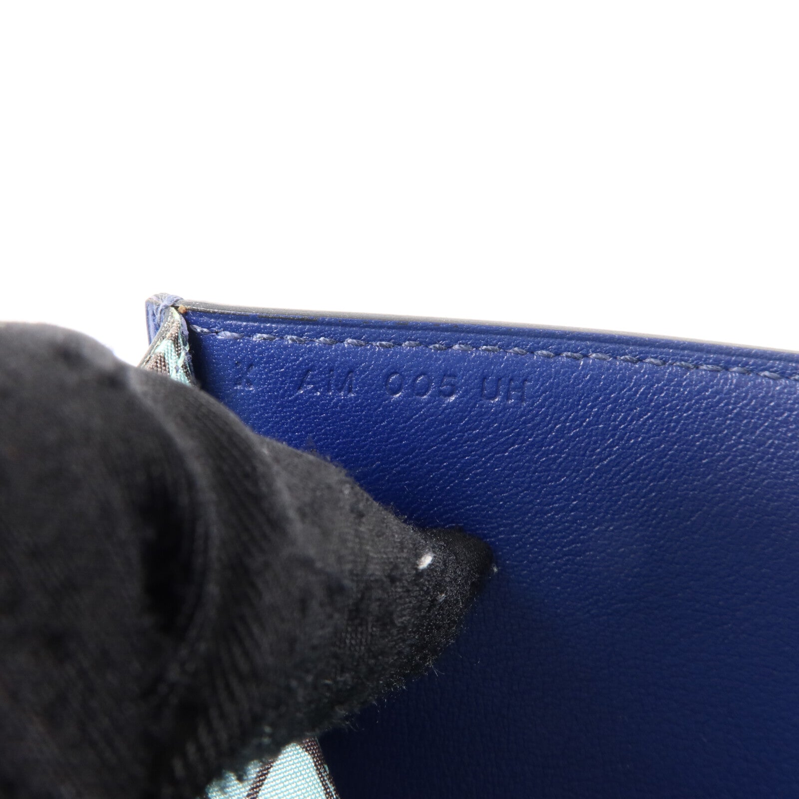 HERMES Evercolor皮革MC2 Copernic Wallet錢包Bleu Nuit